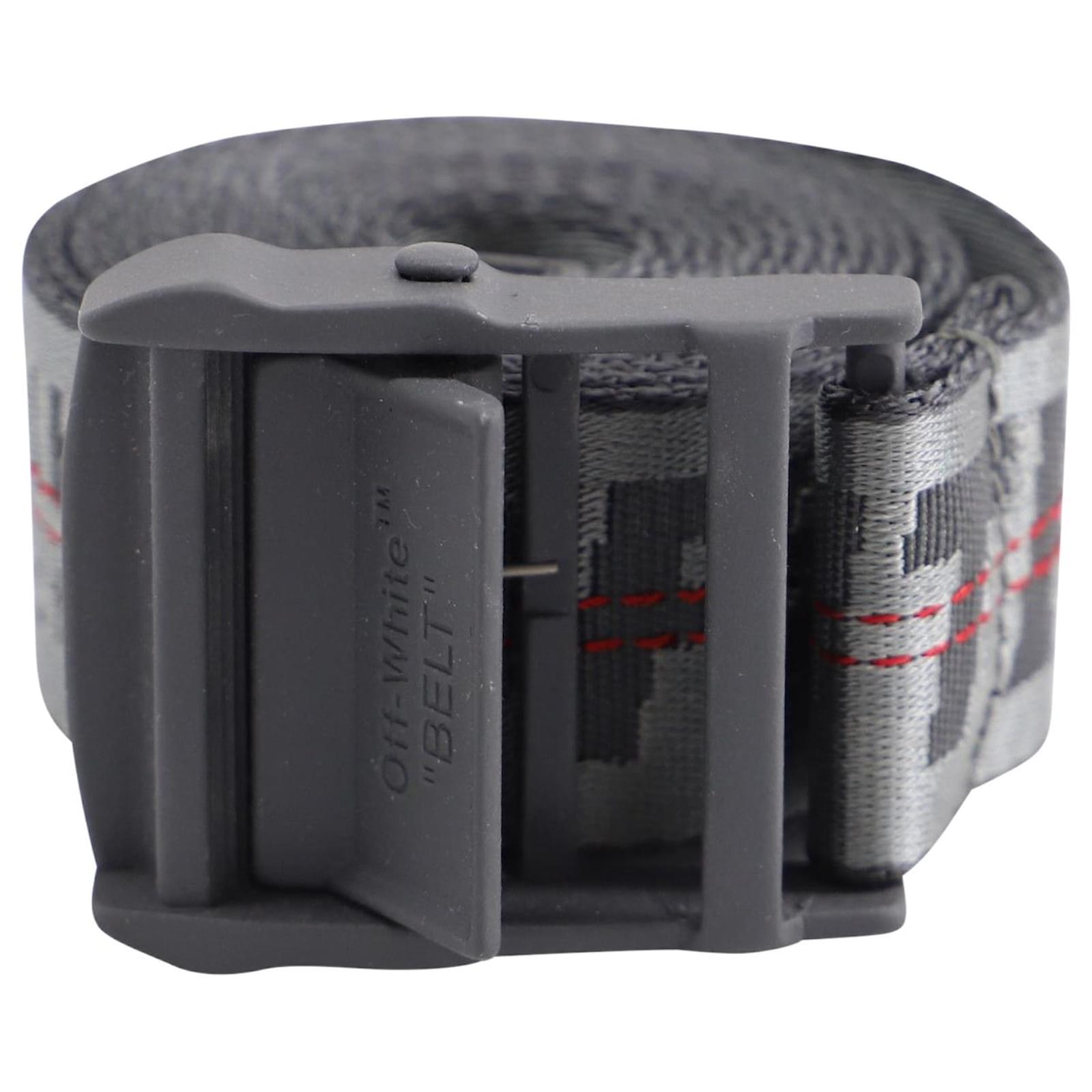 Off White Off-White Classic Industrial Belt in Grey Polyamide