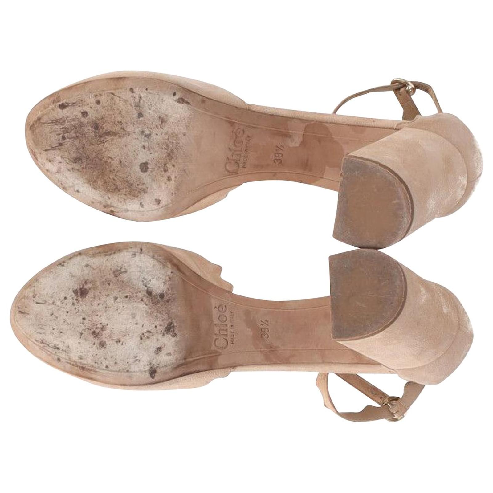 【関税&送料込】Chloe With Heel Beige Chloe - Beige Mum Bag - annameglio.com shop online