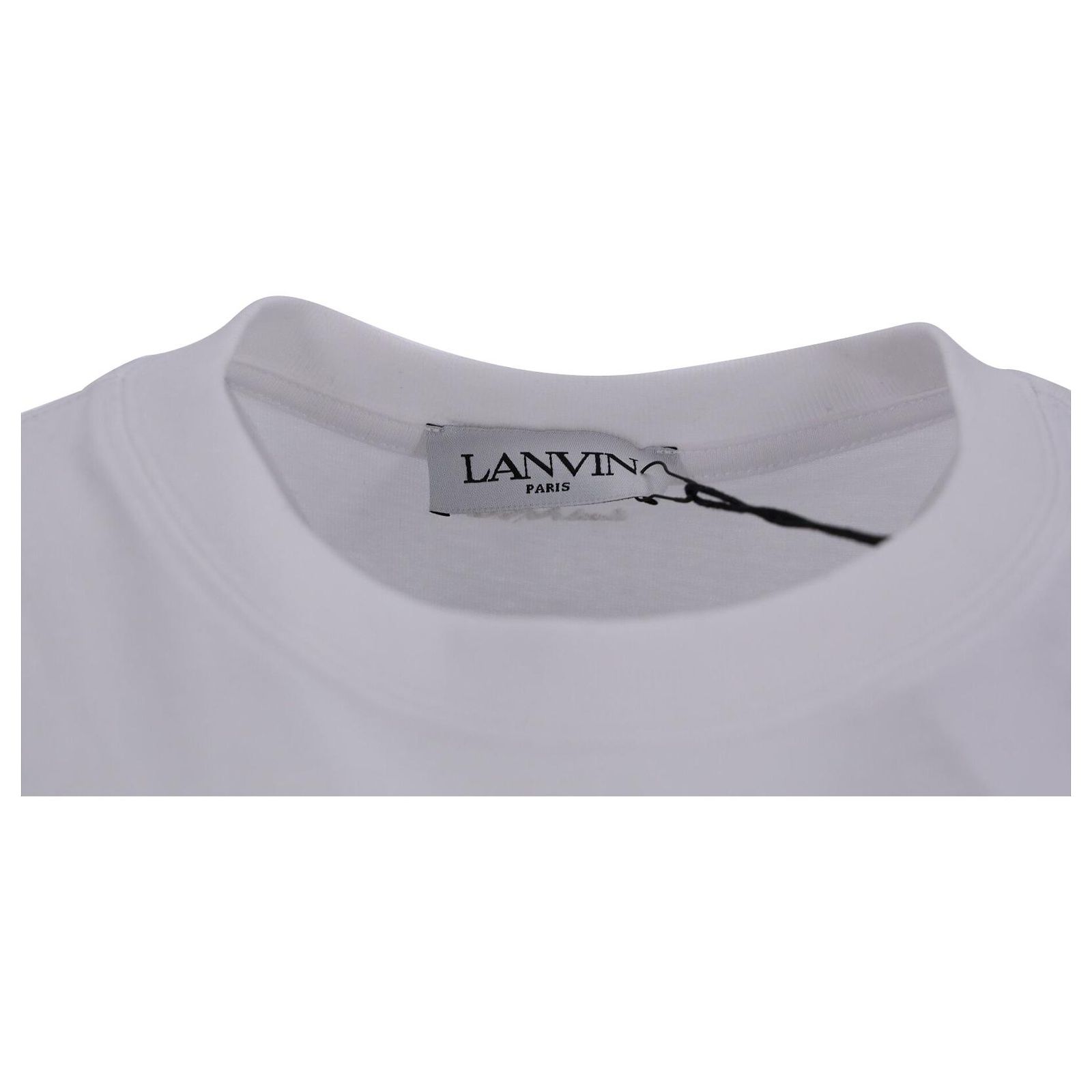 Lanvin x Gallery Dept. Logos Printed T-Shirt With Paint Marks in 
