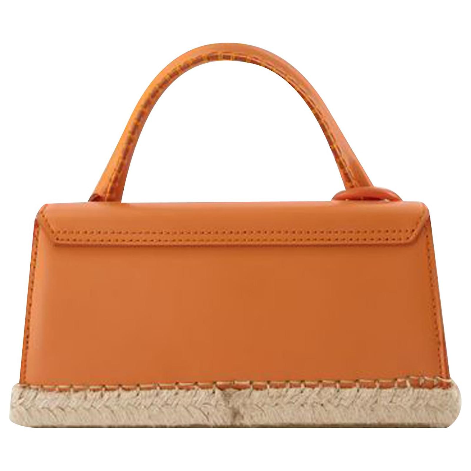 Le Chiquito Long Cordao Bag - Jacquemus - Orange - Leather ref.847472 ...
