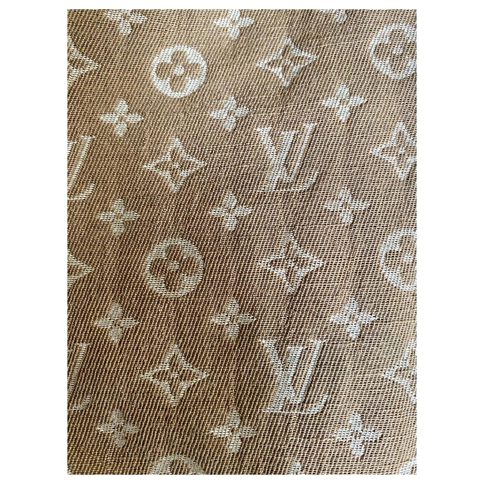 Louis Vuitton MINI LIN INITIALS KEEPALL Beige Cotton ref.847604 - Joli  Closet
