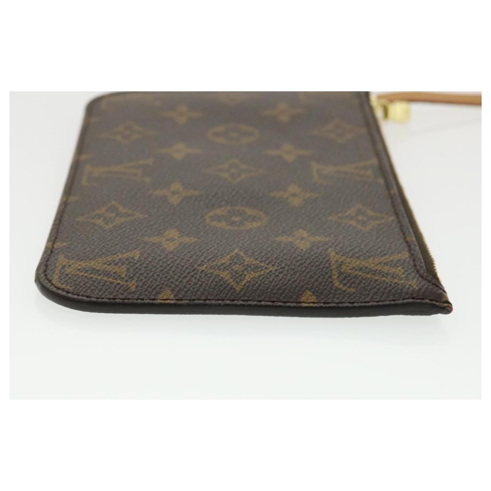 LOUIS VUITTON Monogram Neverfull PM Pouch LV Auth ep315 Cloth ref.848398 -  Joli Closet