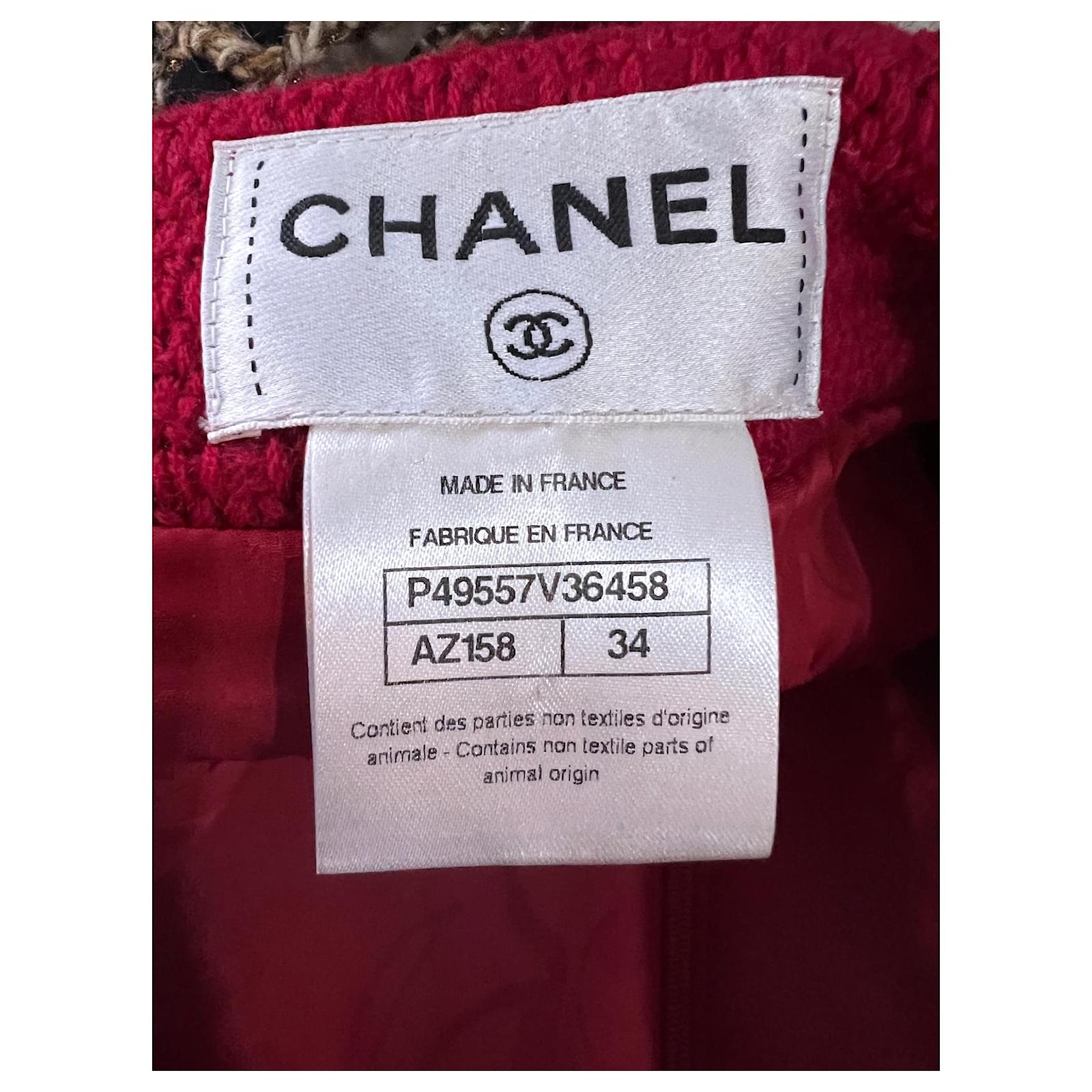 Chanel 18C Athens Runway Grey and Taupe Tweed Dress - FR38