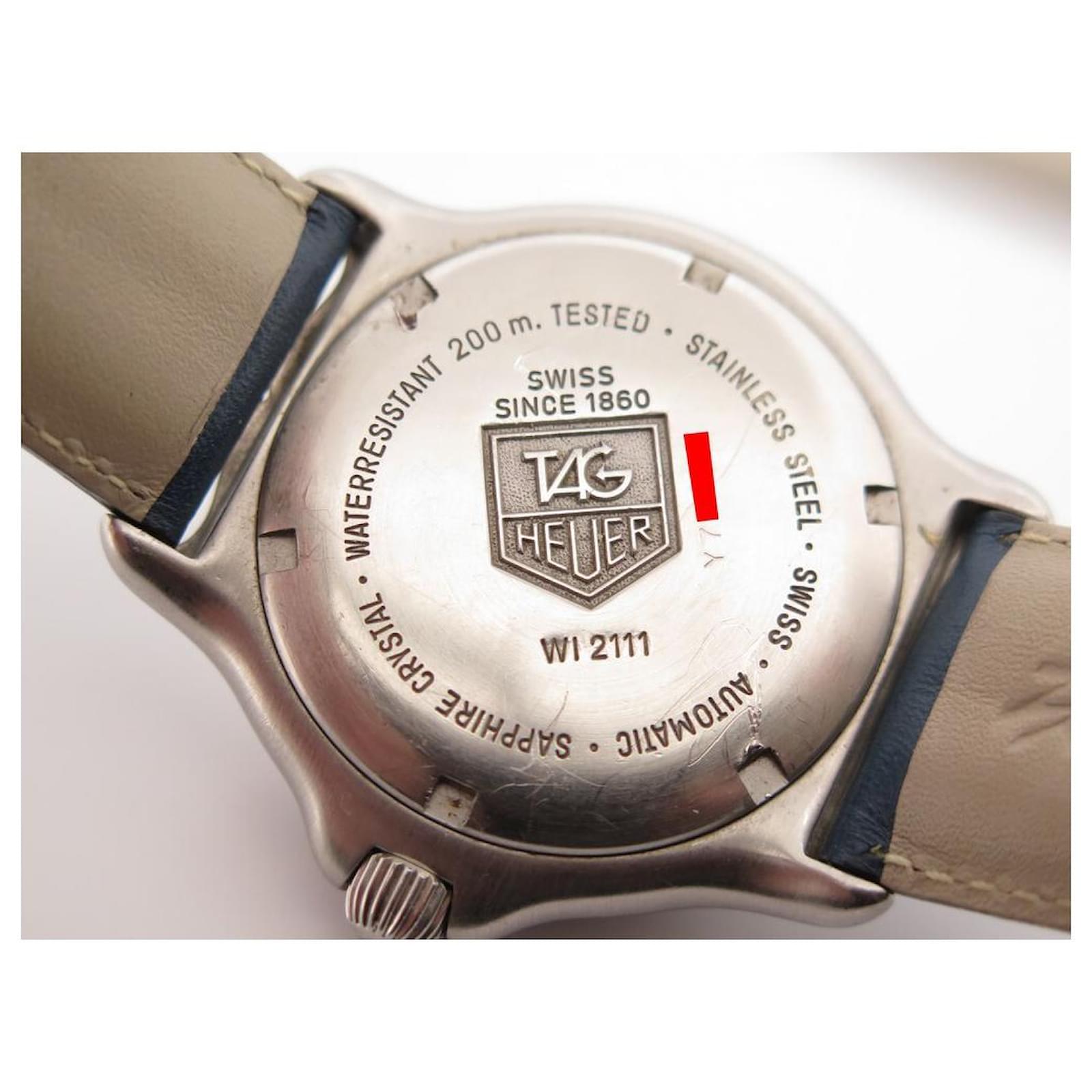 TAG HEUER LINK WI WATCH 2111 automatic 35 MM STEEL PALLADIE STEEL