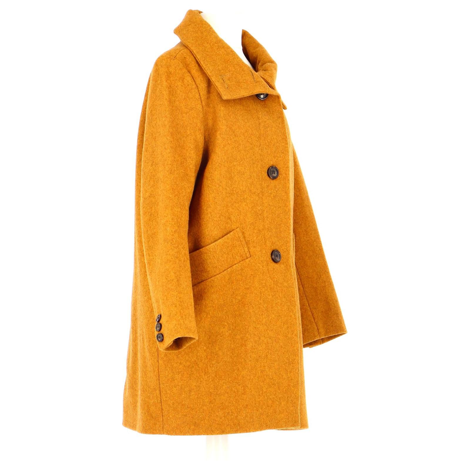 Sessun Coat Brown Wool Joli Closet