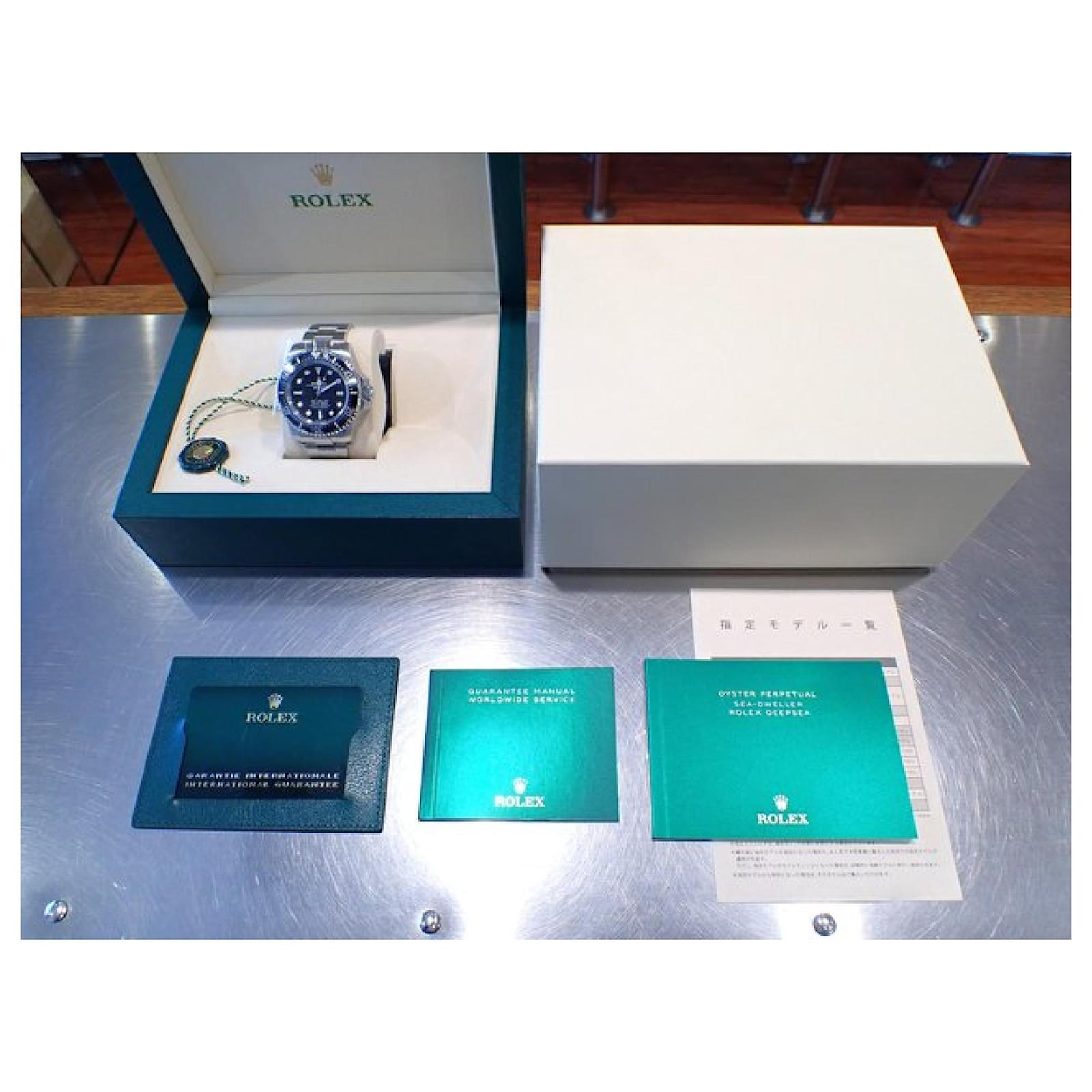 ROLEX Sea-Dweller Deepsea black Ref.136660 Mens Silvery Steel ref