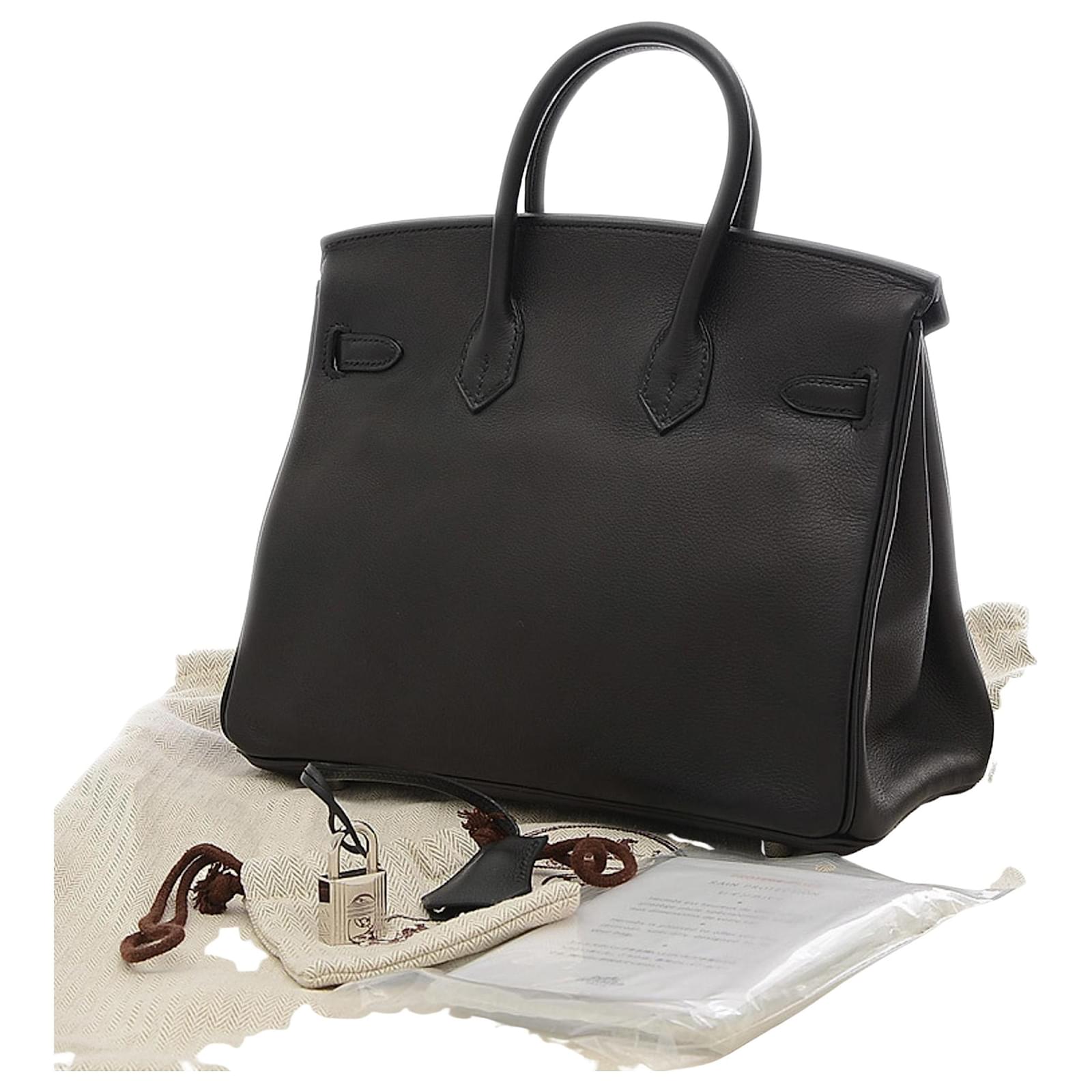 Hermès HERMES BIRKIN Black Leather ref.850870 Joli Closet