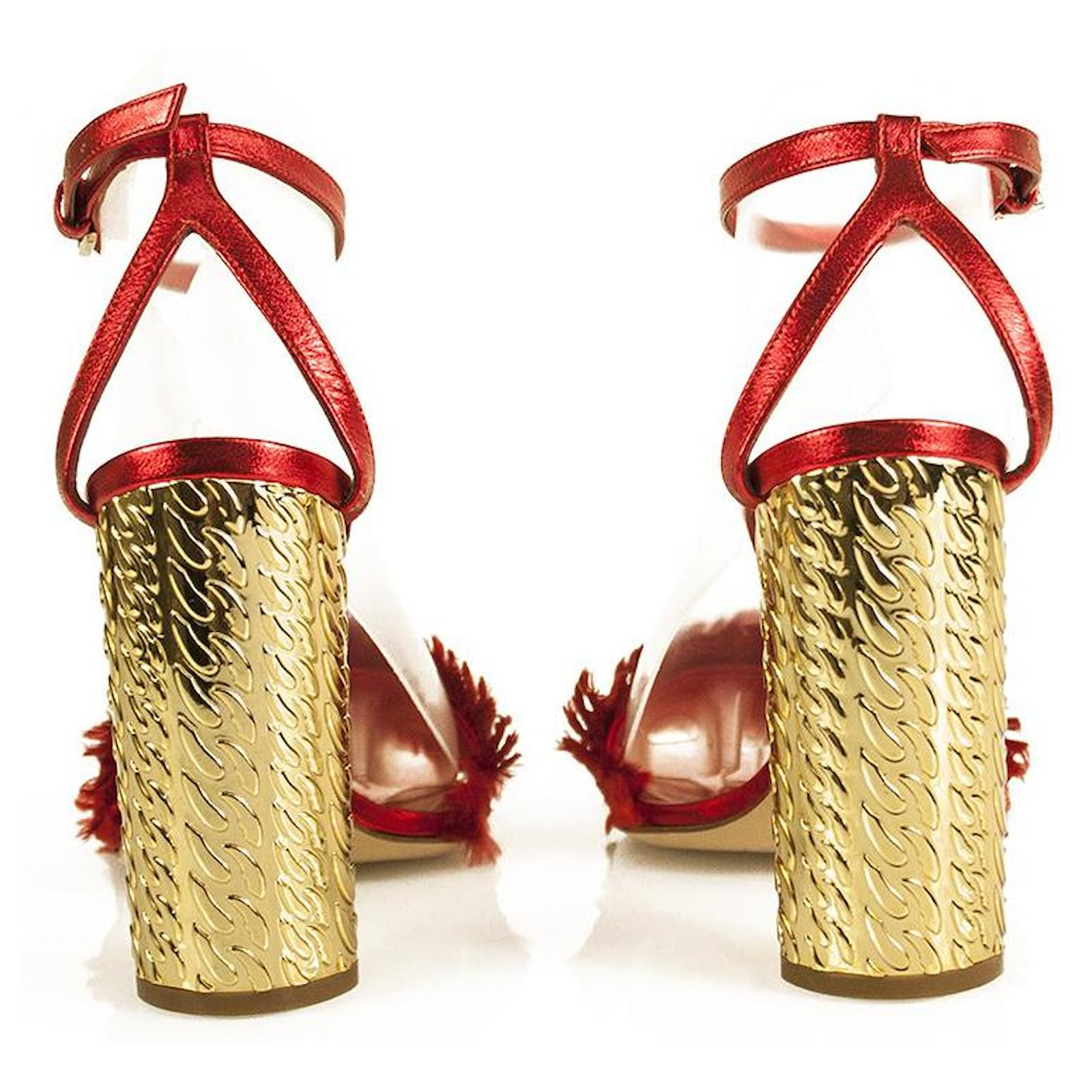 CASADEI GOLD CHAIN サンダル CASADEI GOLD CHAIN サンダル セール】【CASADEI/カサデイ】CHAIN