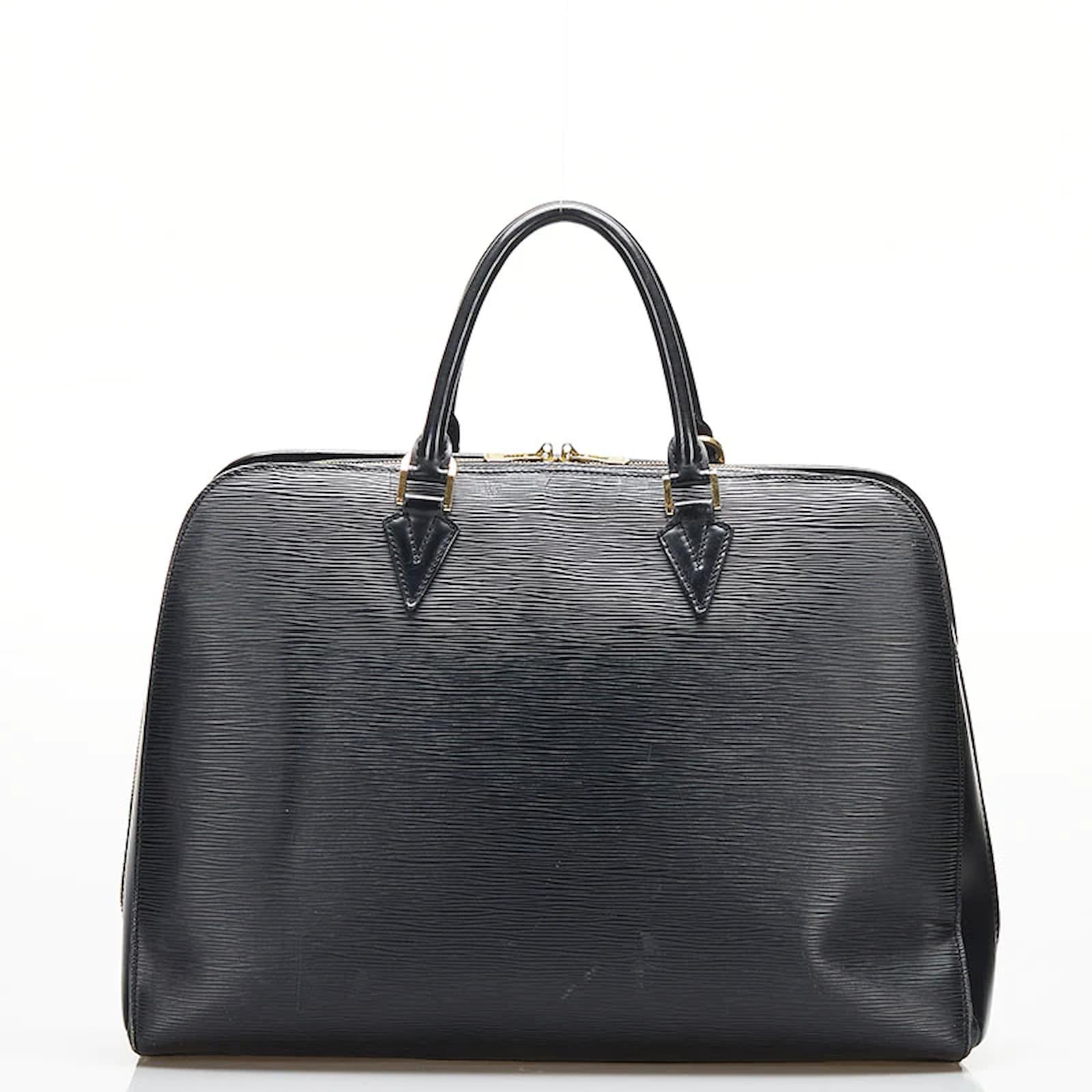 Louis Vuitton Black Epi Leather Sorbonne Briefcase