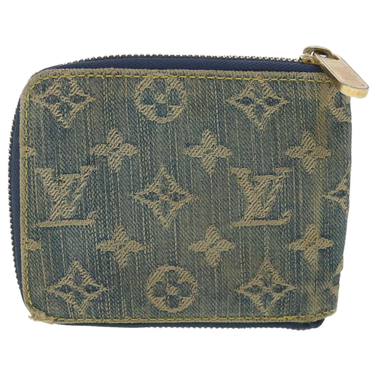 Louis Vuitton Monogram Denim Mini Zippy Wallet