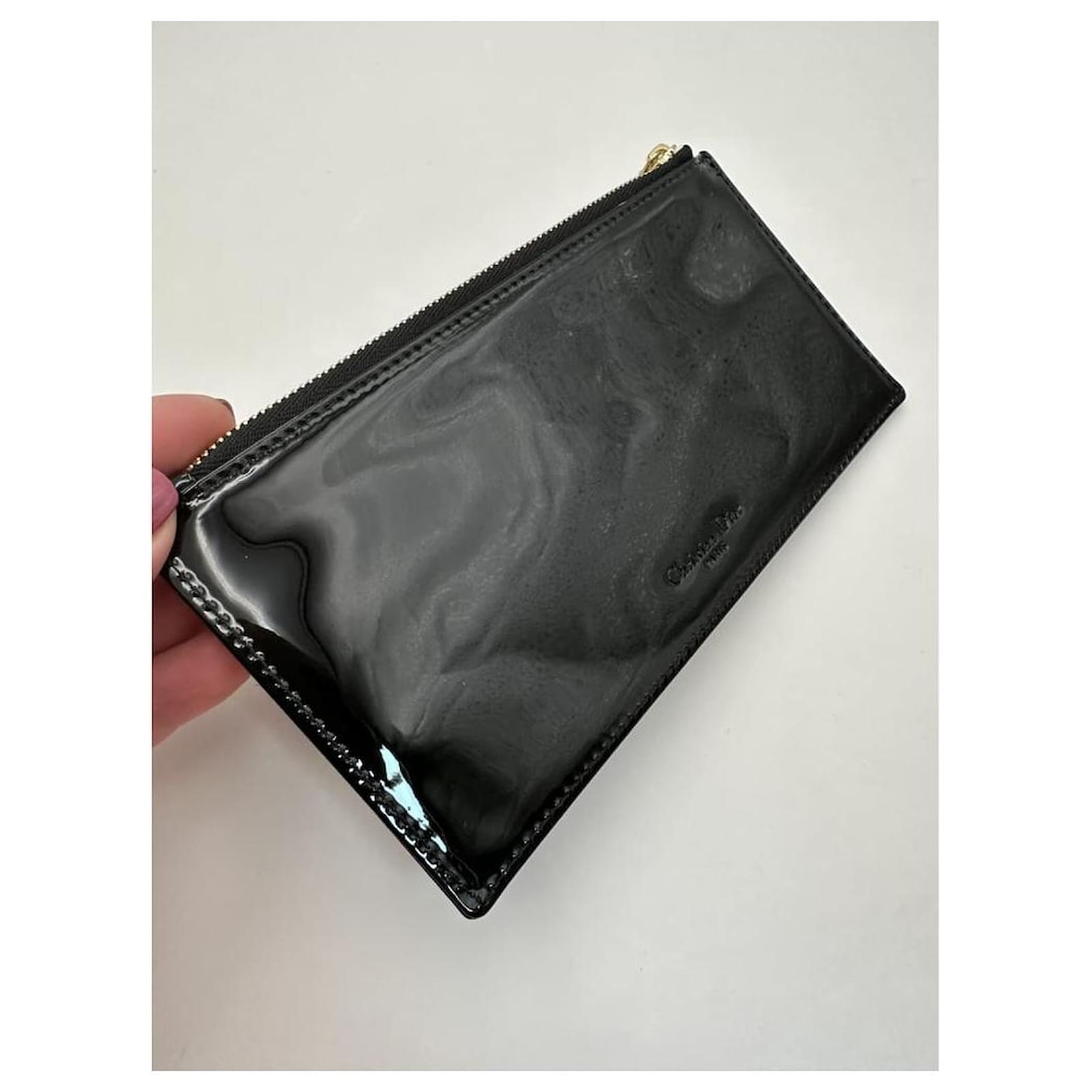 Dior - Lady Dior Calfskin Card Holder in Black