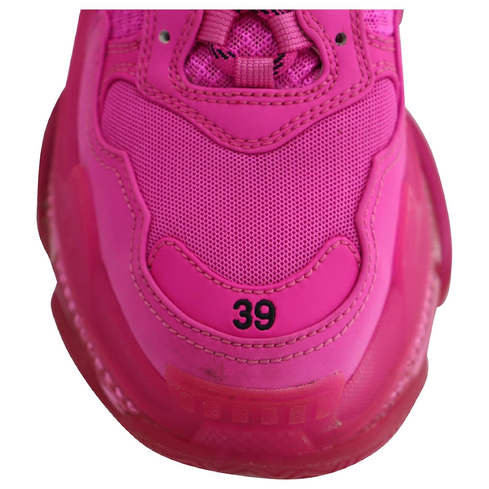 Balenciaga Triple S Sneakers in Pink Polyester ref.JC852950 (Sold
