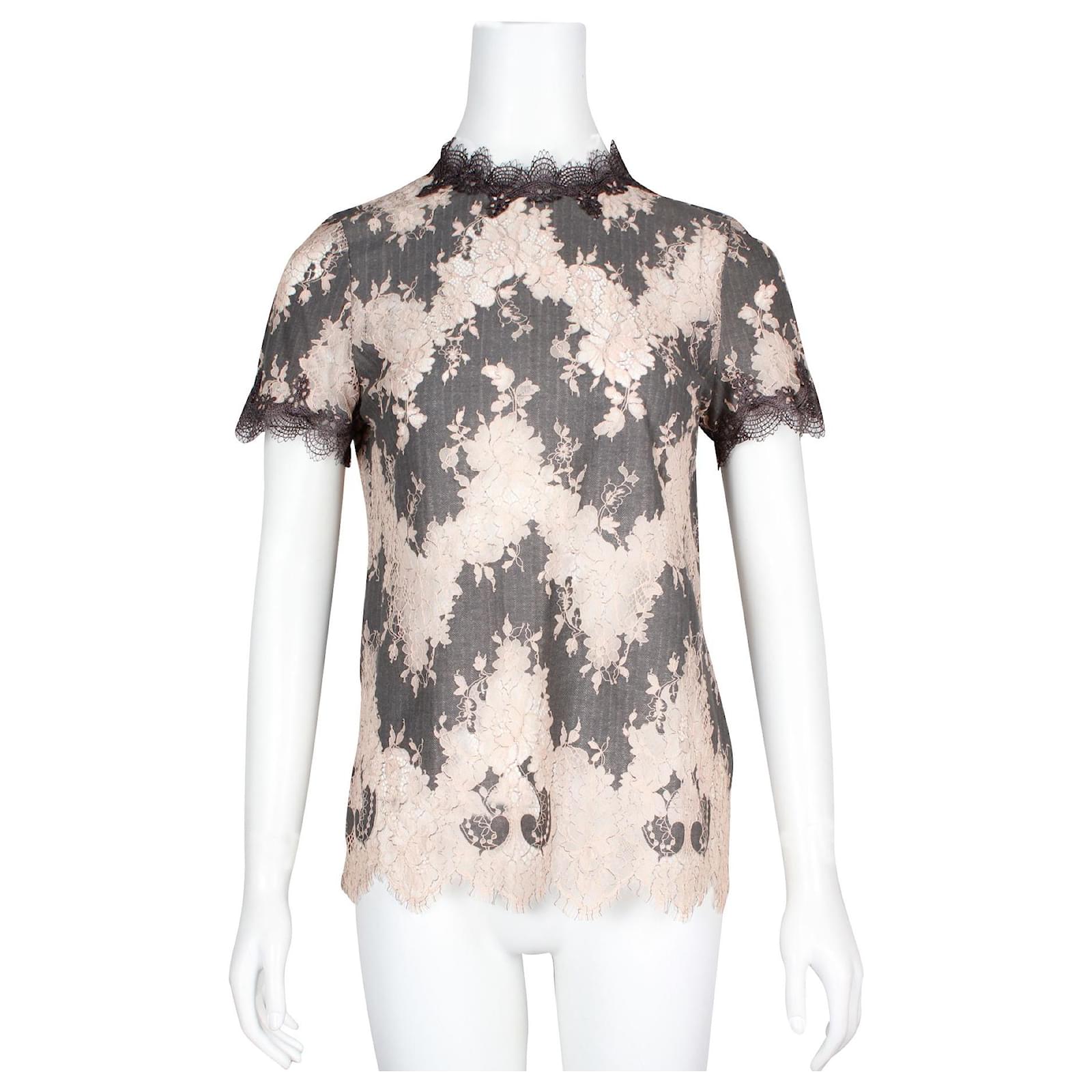 Bcbg sheer hot sale top