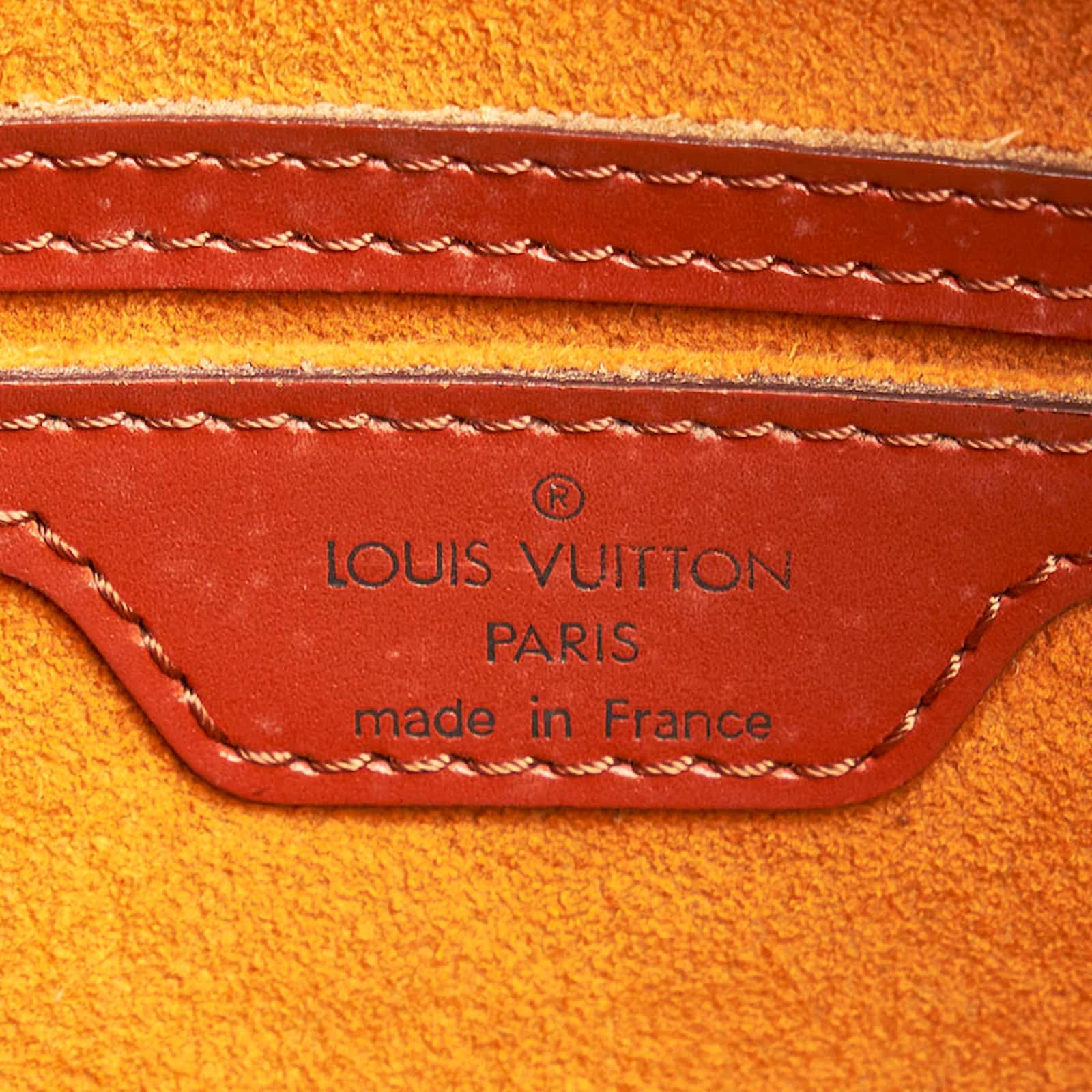 Louis Vuitton Epi Soufflot with Pouch M52223 Brown Leather Pony-style  calfskin ref.1004478 - Joli Closet