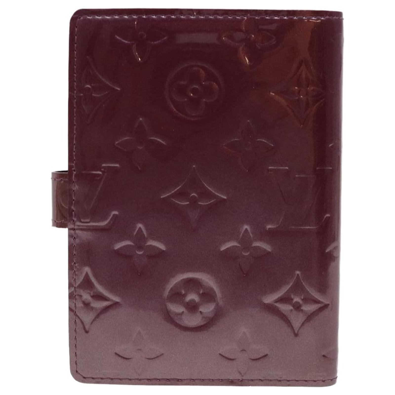 Couverture Agenda Louis Vuitton en cuir vernis Monogram