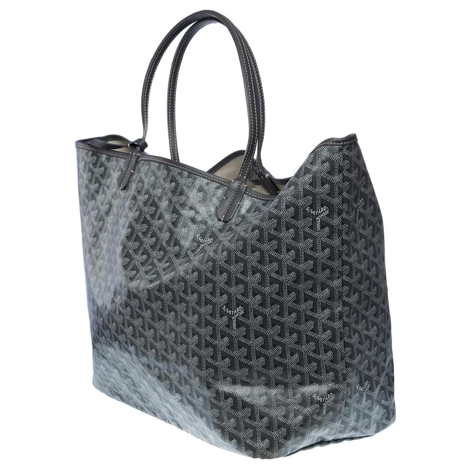 Goyard Bellechasse Bag Leather GM Gray