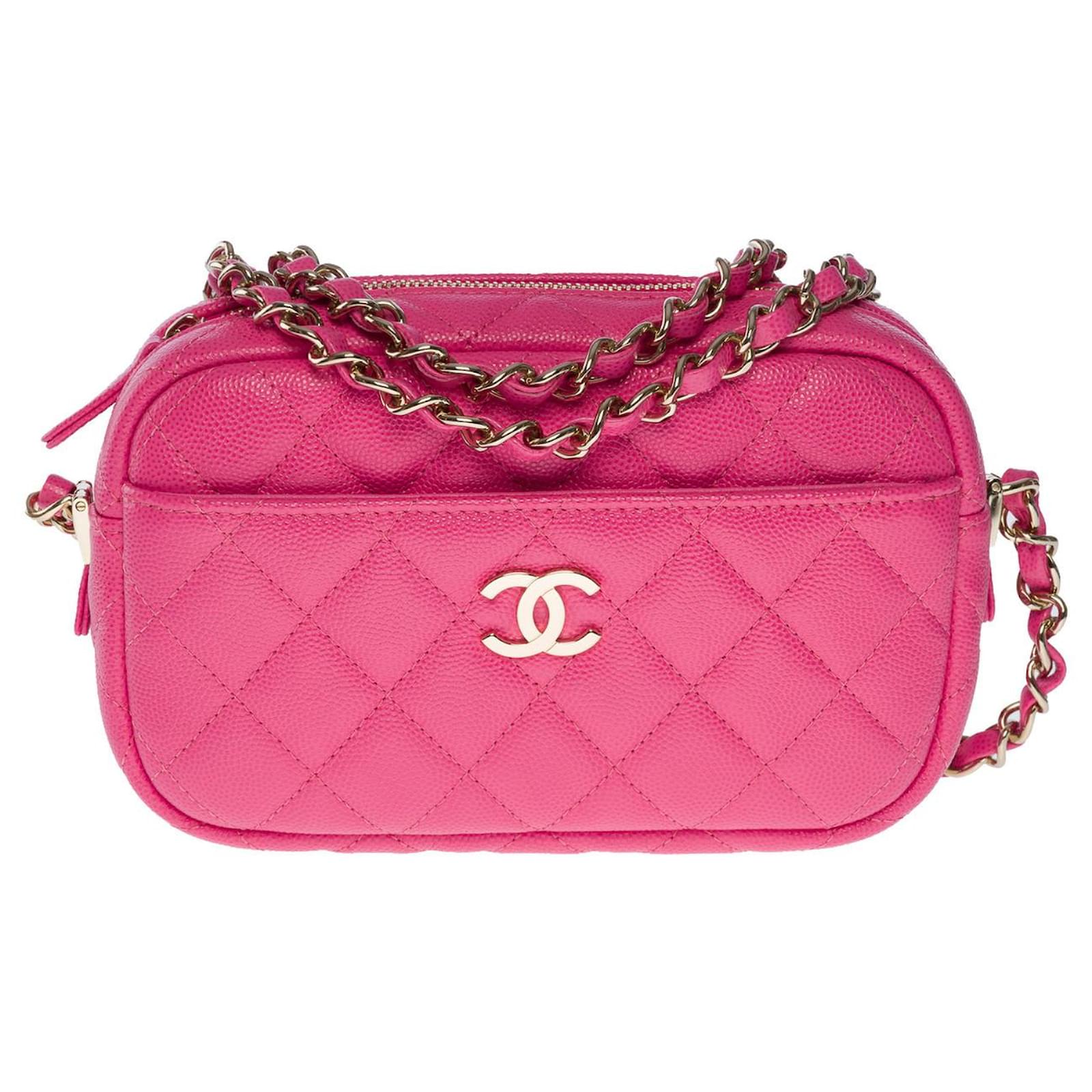 CHANEL Camera Bag in Pink Leather 100926 ref.855478 Joli Closet