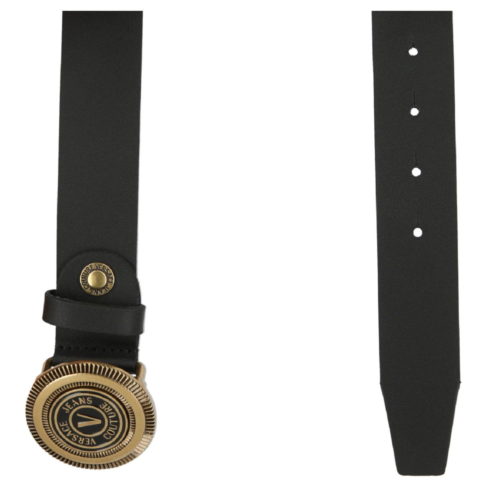 Versace Jeans Couture Versace Jeans V-Emblem Round Buckle 