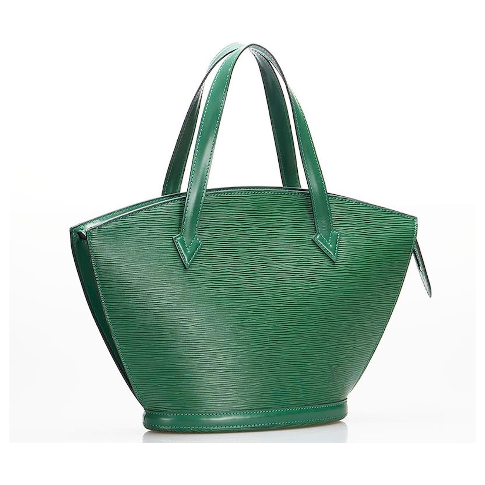 Louis Vuitton Epi Saint-Jacques PM Green Shoulder Bag
