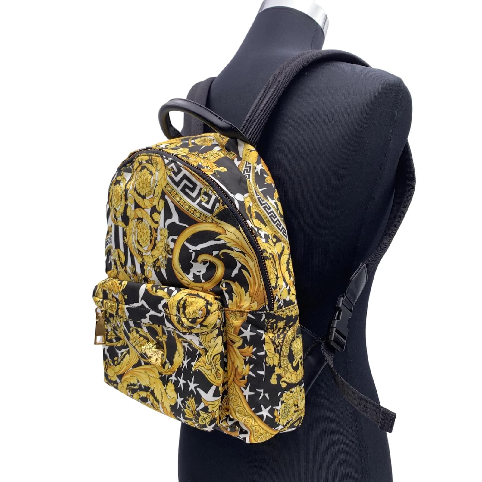 Versace La Medusa Nylon One-shoulder Backpack