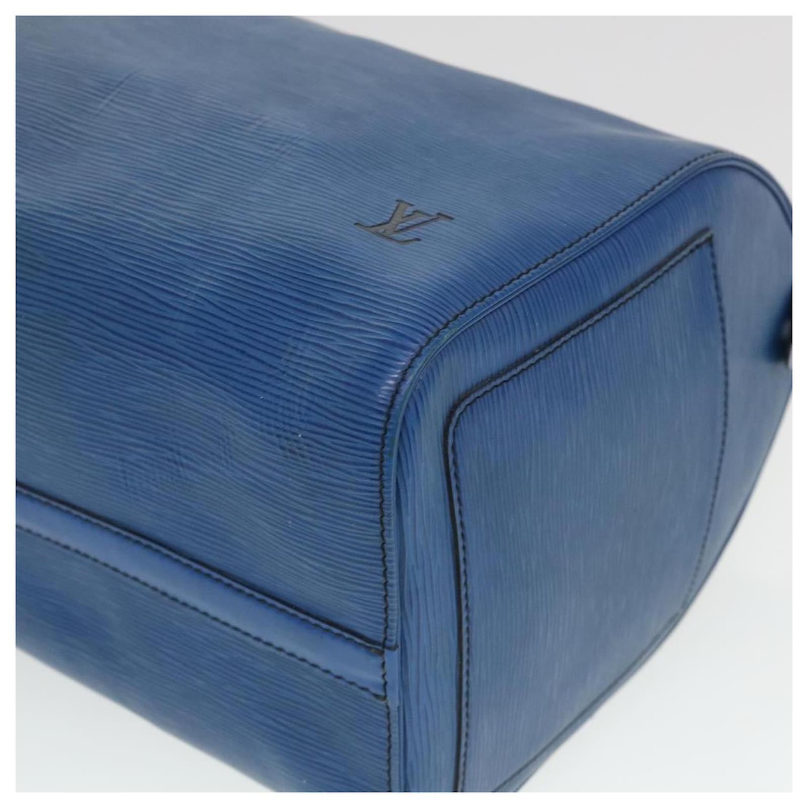 LOUIS VUITTON Handbag M42985 Speedy 40 vintage Epi Leather blue