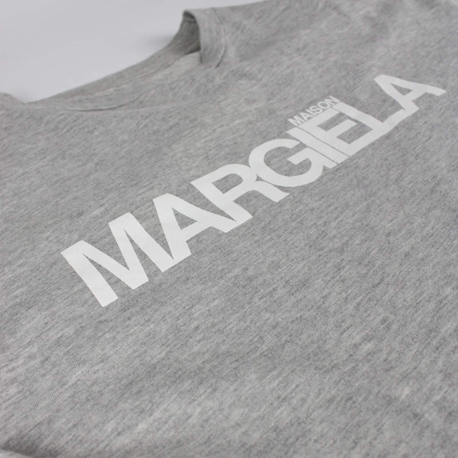 Maison Martin Margiela Graphic Logo T-shirt (S) Grey Cotton