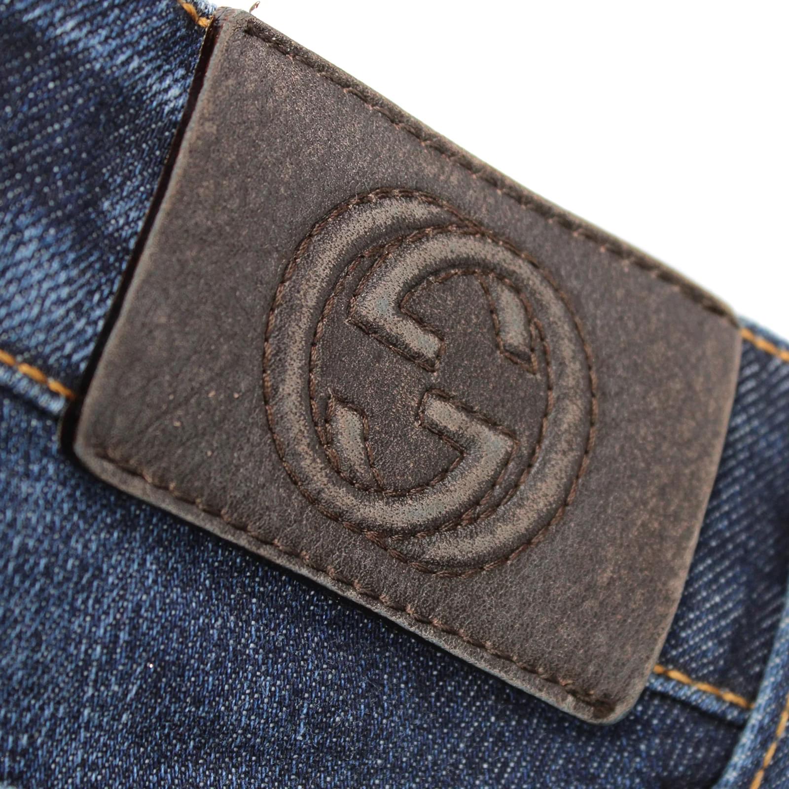 GUCCI Hose 38 Denim Jeans Blau John Joli Closet