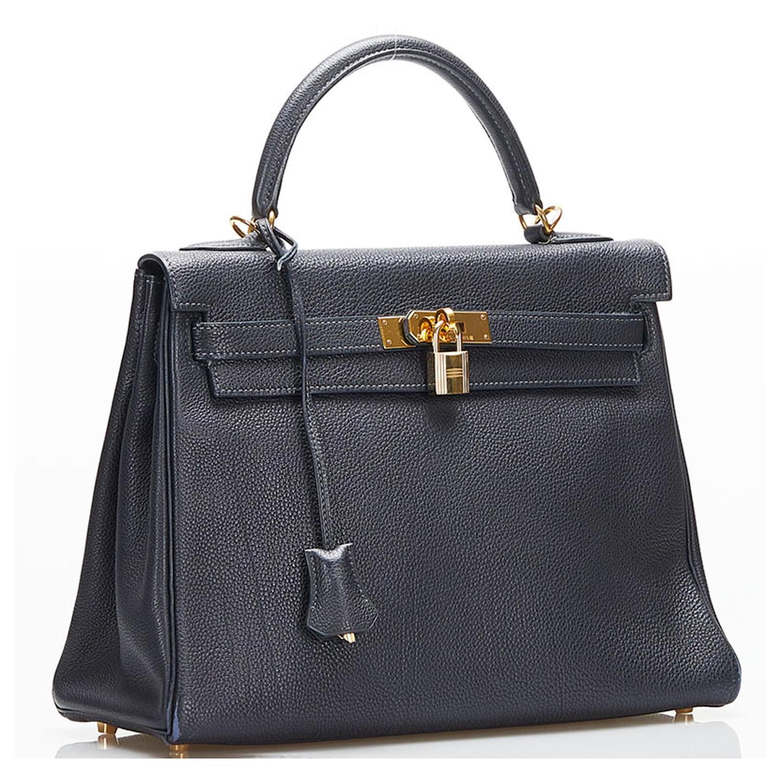 Hermès hermes kelly Black Leather ref.860180 - Joli Closet