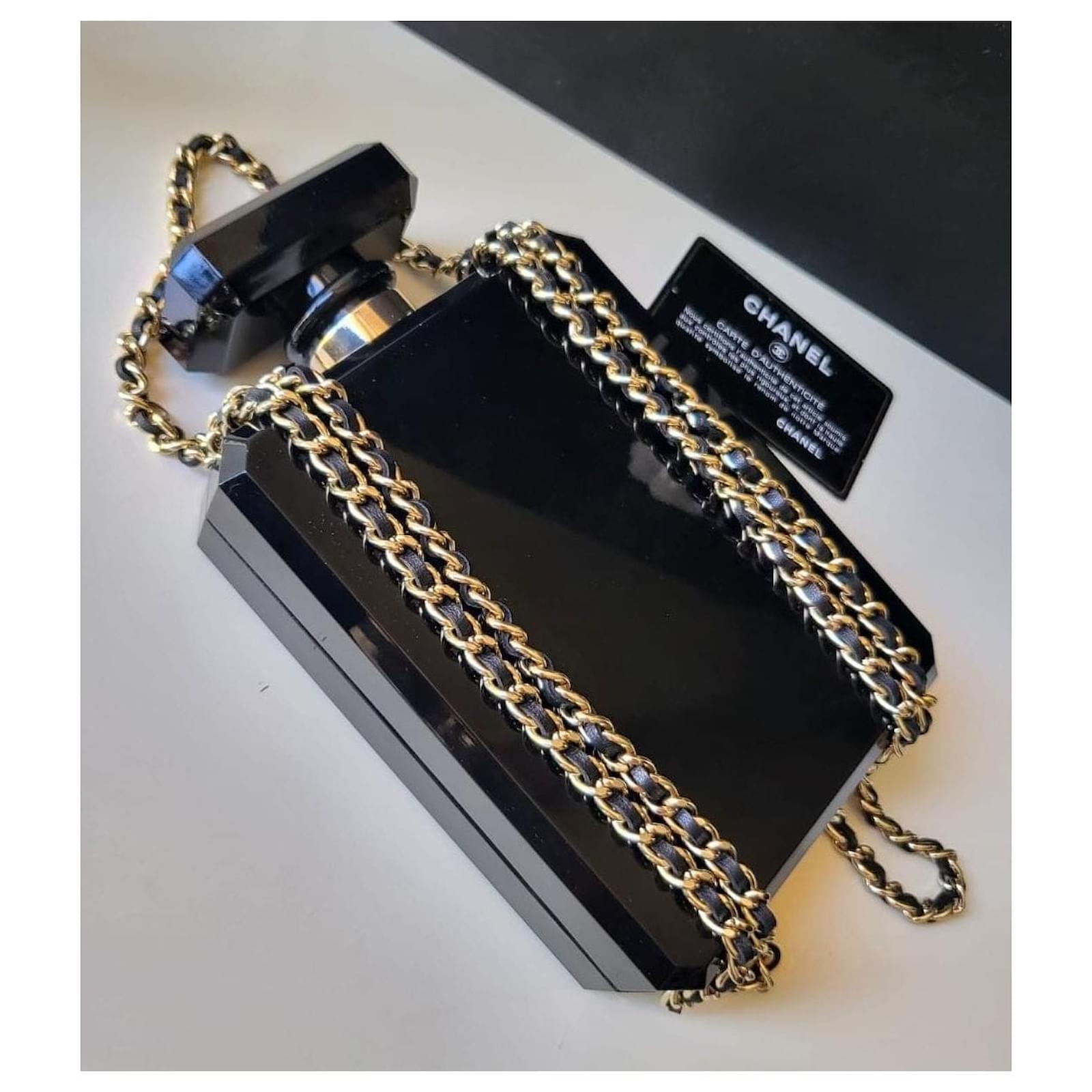 Chanel Paris-Venice Soft Perfume Bag,Glittering Ribbon And Shopping Bag |  eBay
