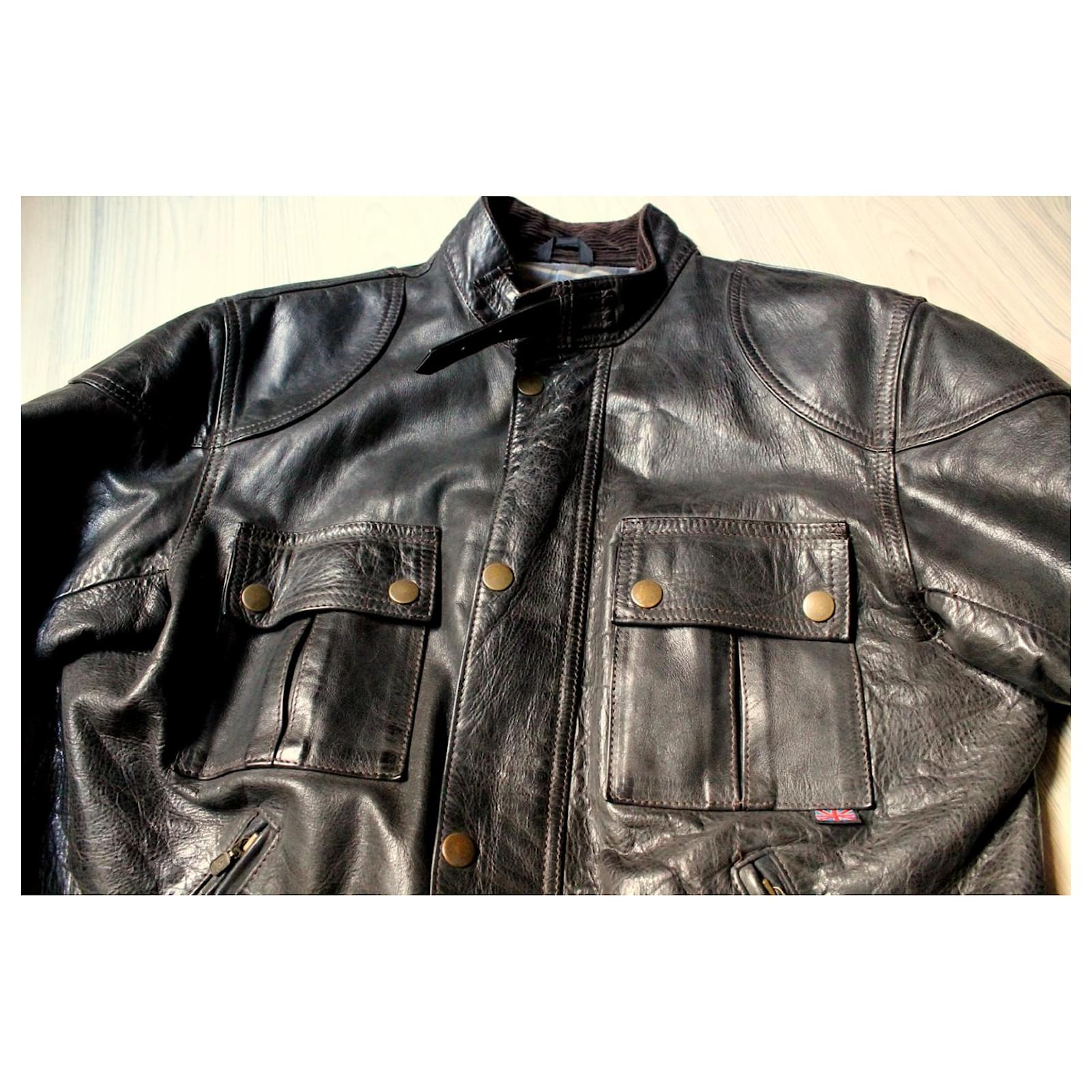 Belstaff cougar hotsell leather jacket