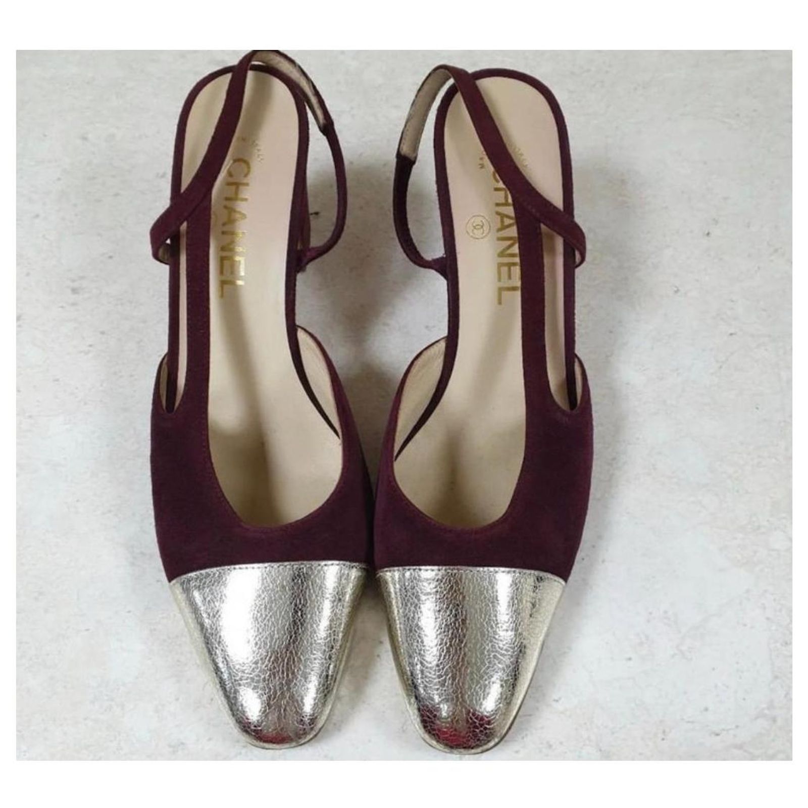 Escarpins à Lanières En Daim Bordeaux CAVALLINI – Talons Hauts 37, Fabriqués En Italie