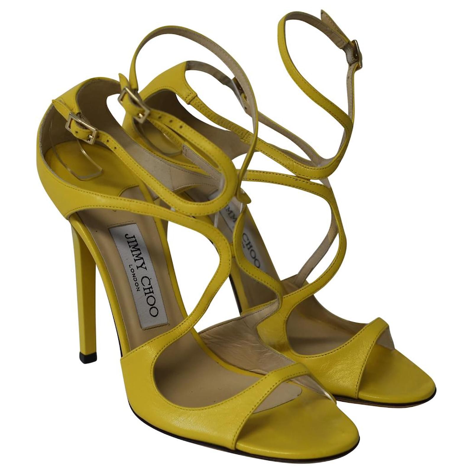 Jimmy choo clearance yellow sandals