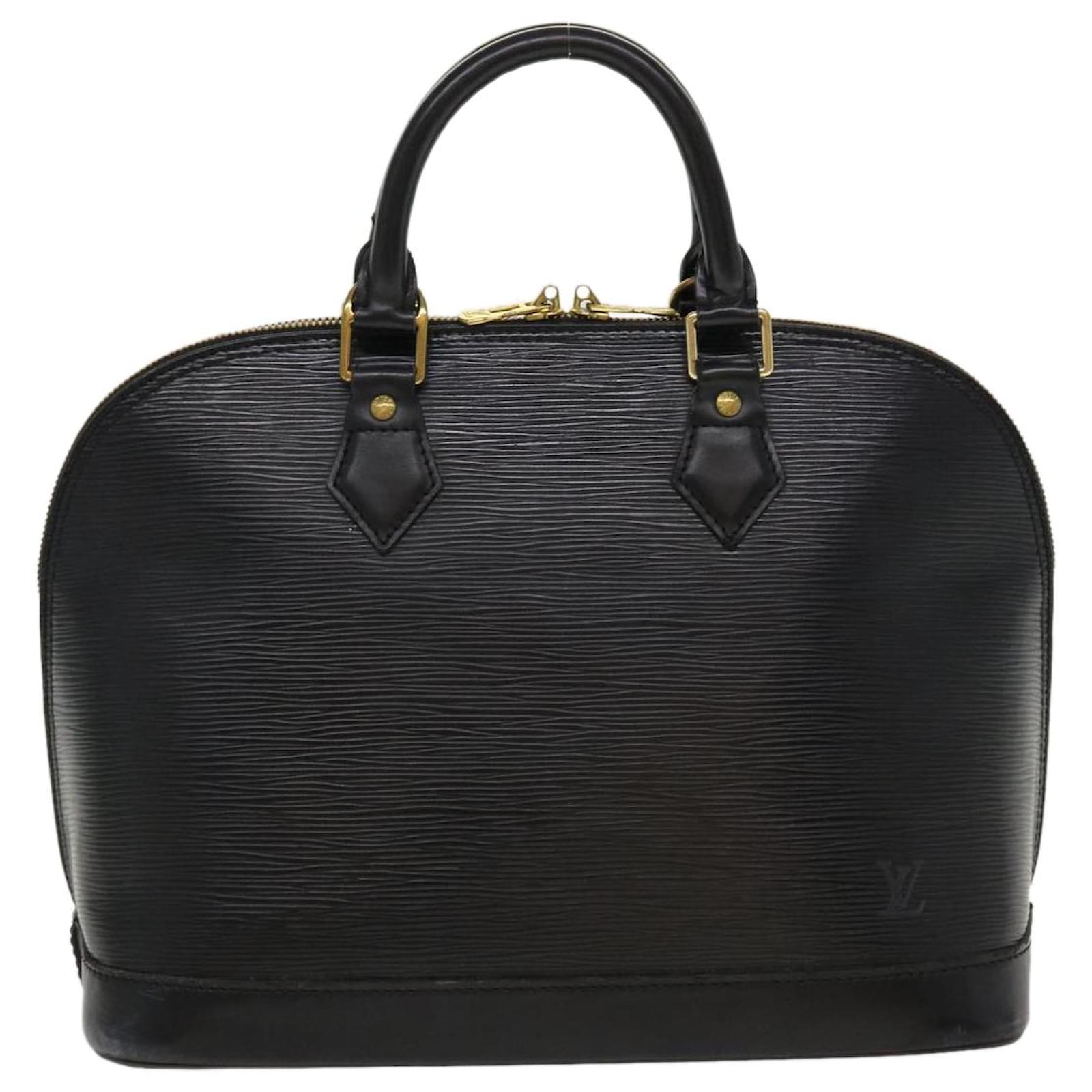 Louis-Vuitton-Epi-Alma-Hand-Bag-Noir-Black-M52142