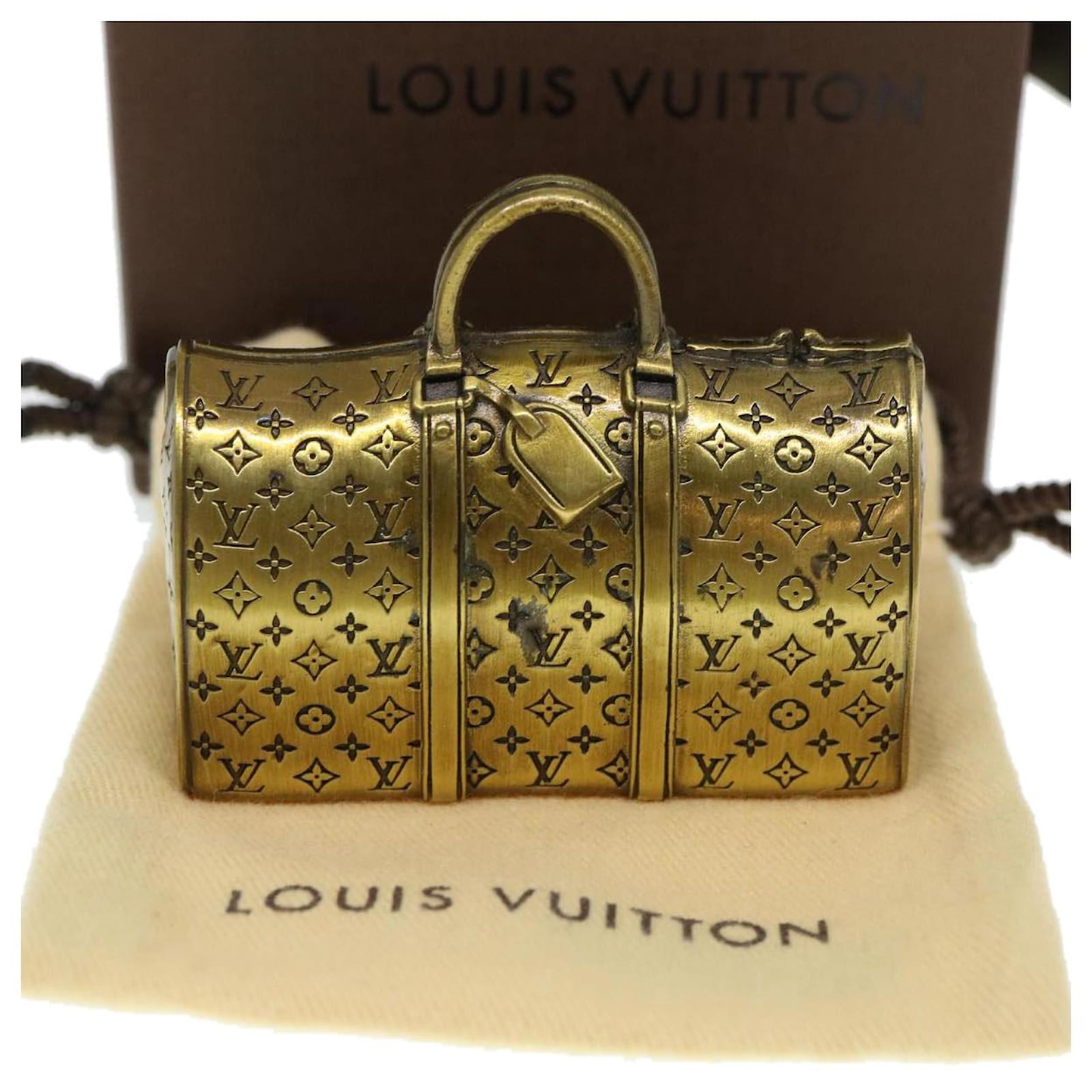 Louis Vuitton Keepall 55 Monogram Miroir Gold in Leather with Gold-tone