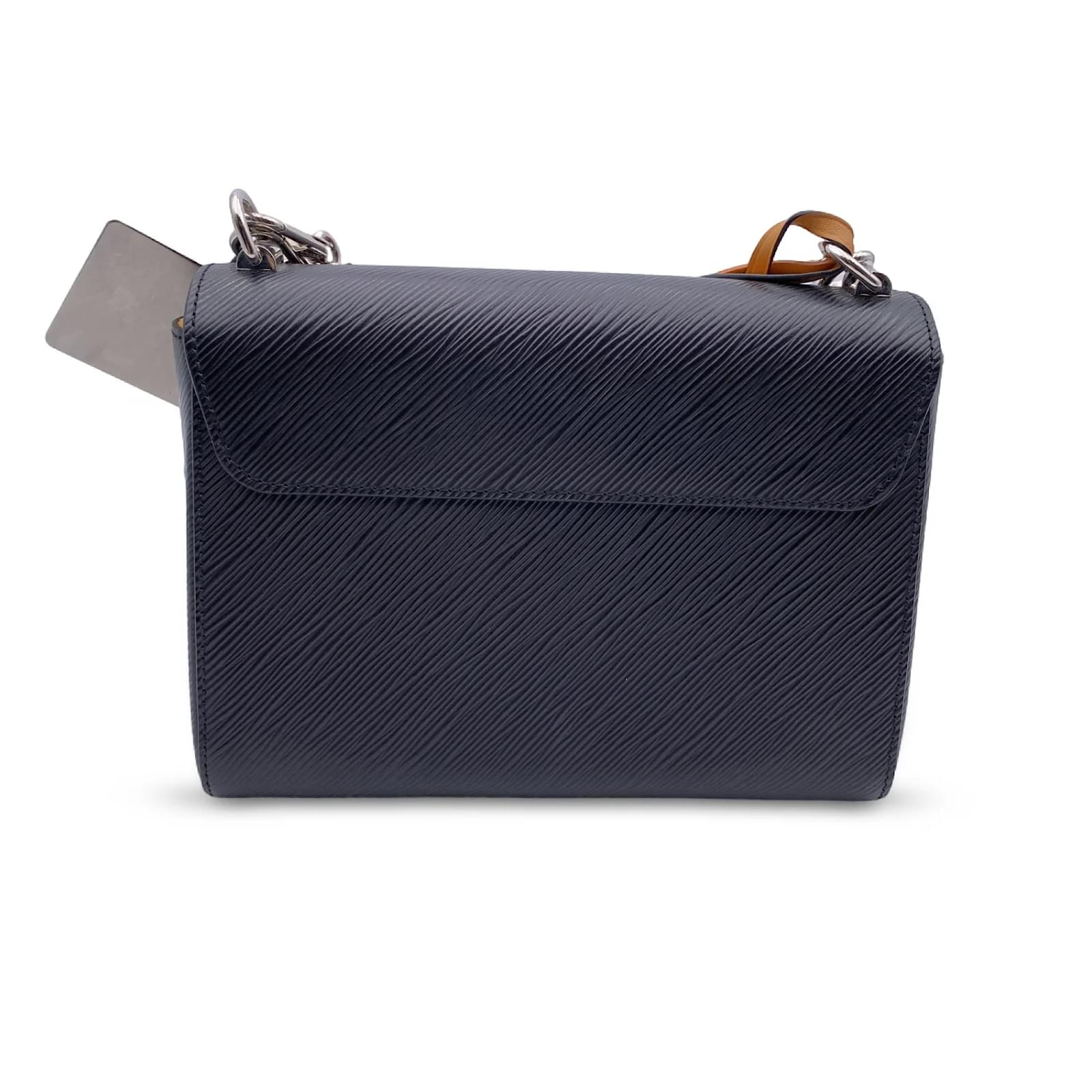 Louis Vuitton Black Epi Leather Twist MM Shoulder Bag Braided Handle  ref.862637 - Joli Closet