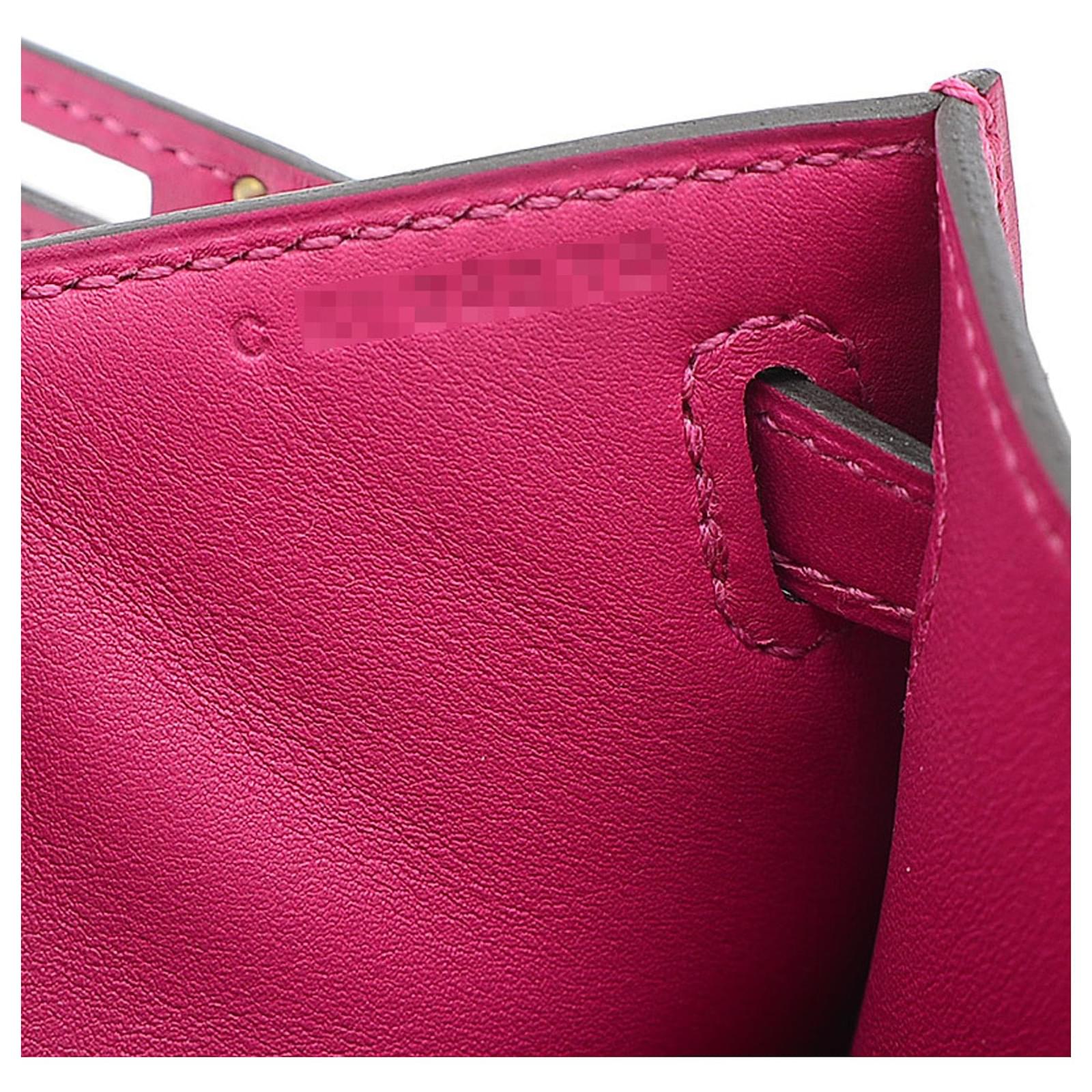 Hermès hermes kelly Fuschia Leather ref.863129 - Joli Closet