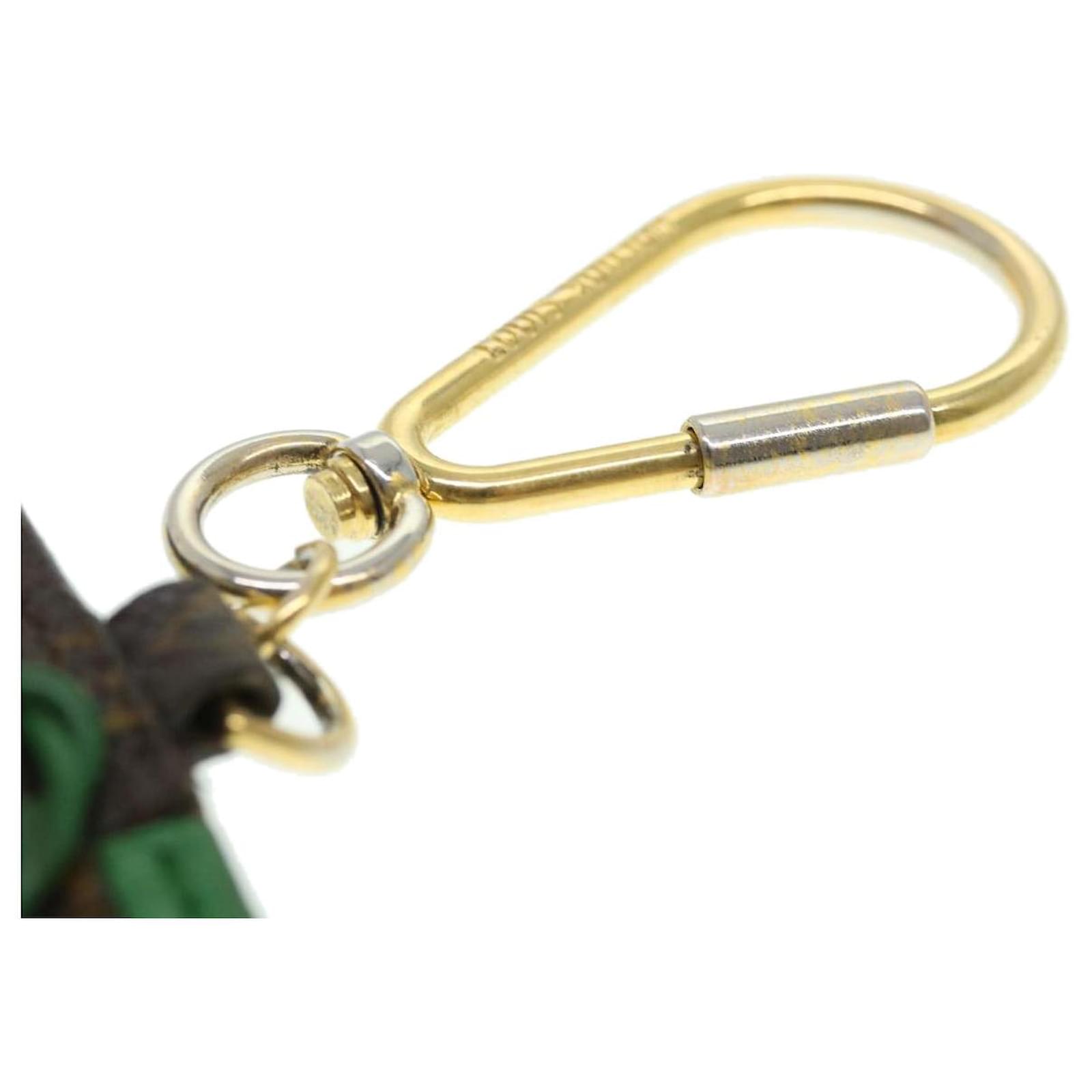 LOUIS VUITTON Porte Cles BB Noe Key Holder Green Yellow M66182 LV Auth  38961 Monogram Cloth ref.863733 - Joli Closet