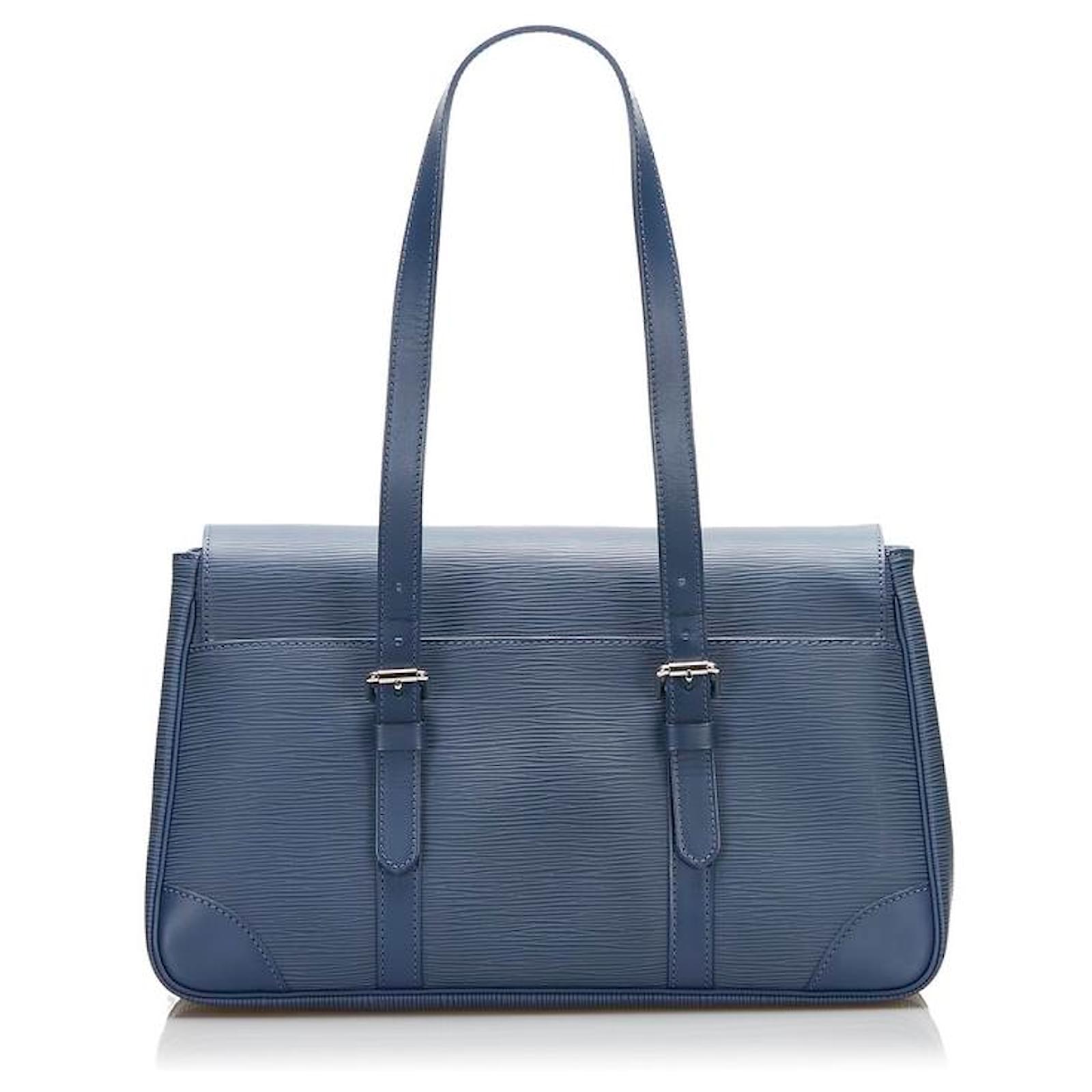 Louis Vuitton Segur Blue Leather ref.549012 - Joli Closet