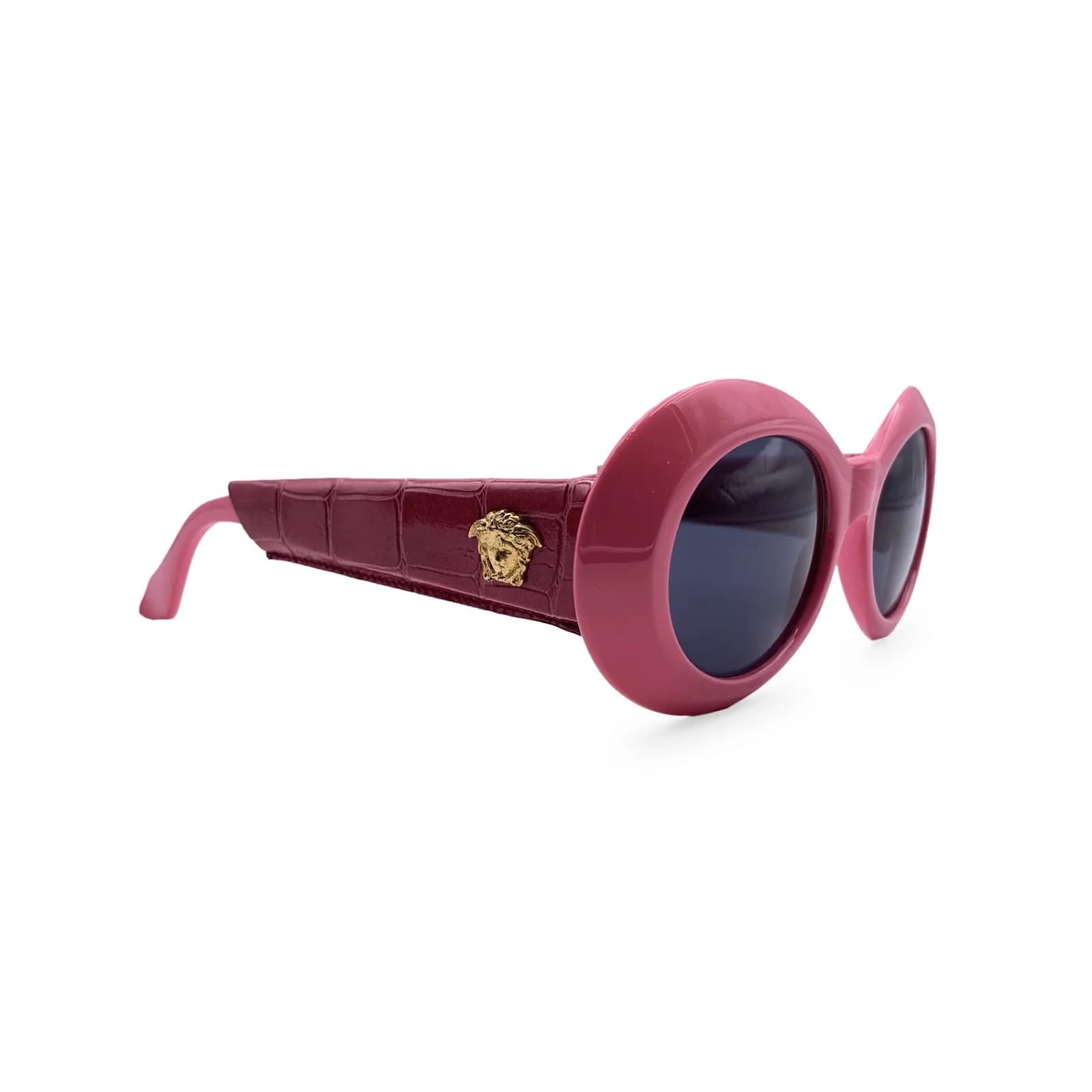 Gianni Versace Vintage Pink Medusa Mod 418/P col 930 Sunglasses Plastic  ref.864803 - Joli Closet