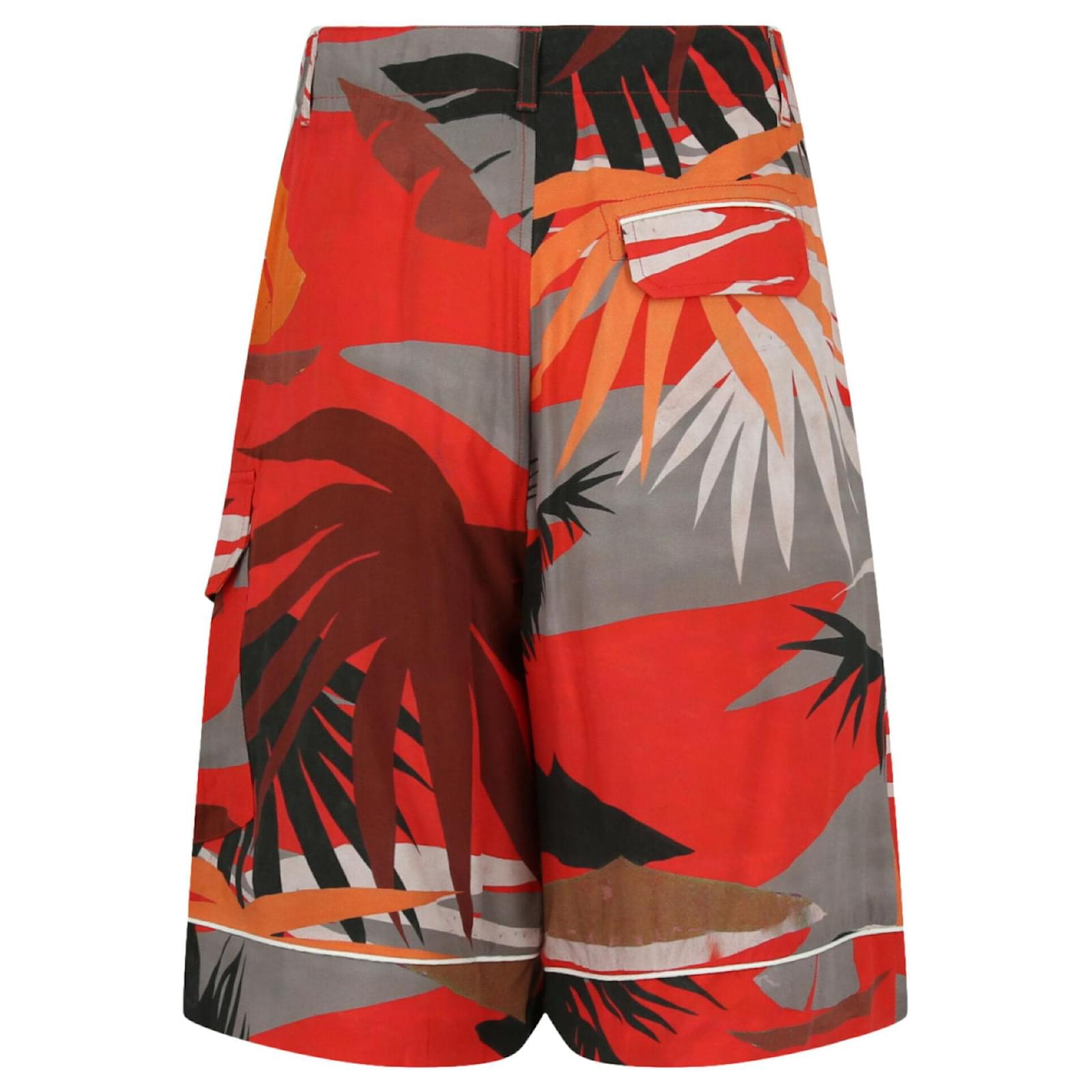 PALM ANGELS, Black Men's Swim Shorts