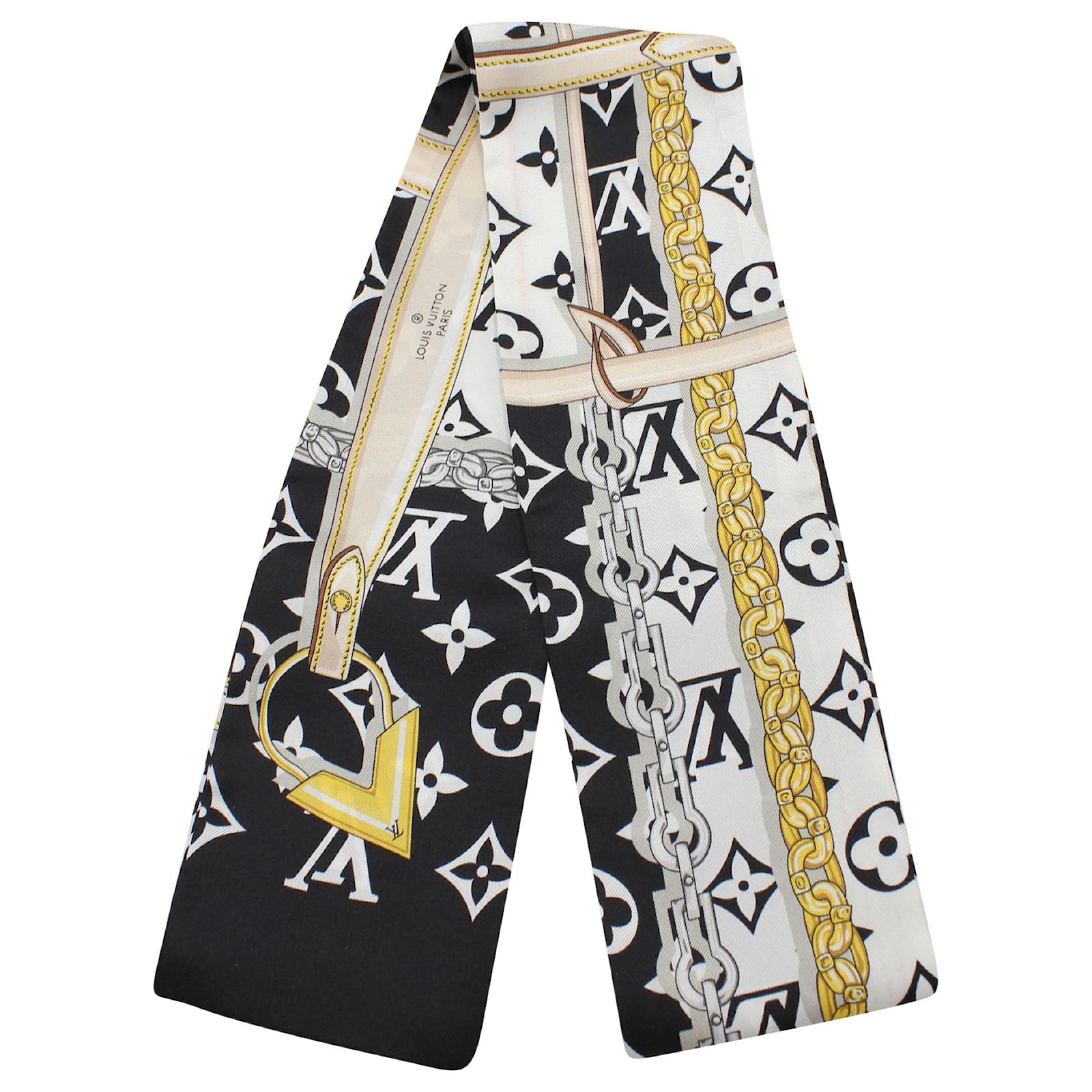 Louis Vuitton Monogram Bandeau Scarf in Multicolor Silk ref.869095 - Joli  Closet