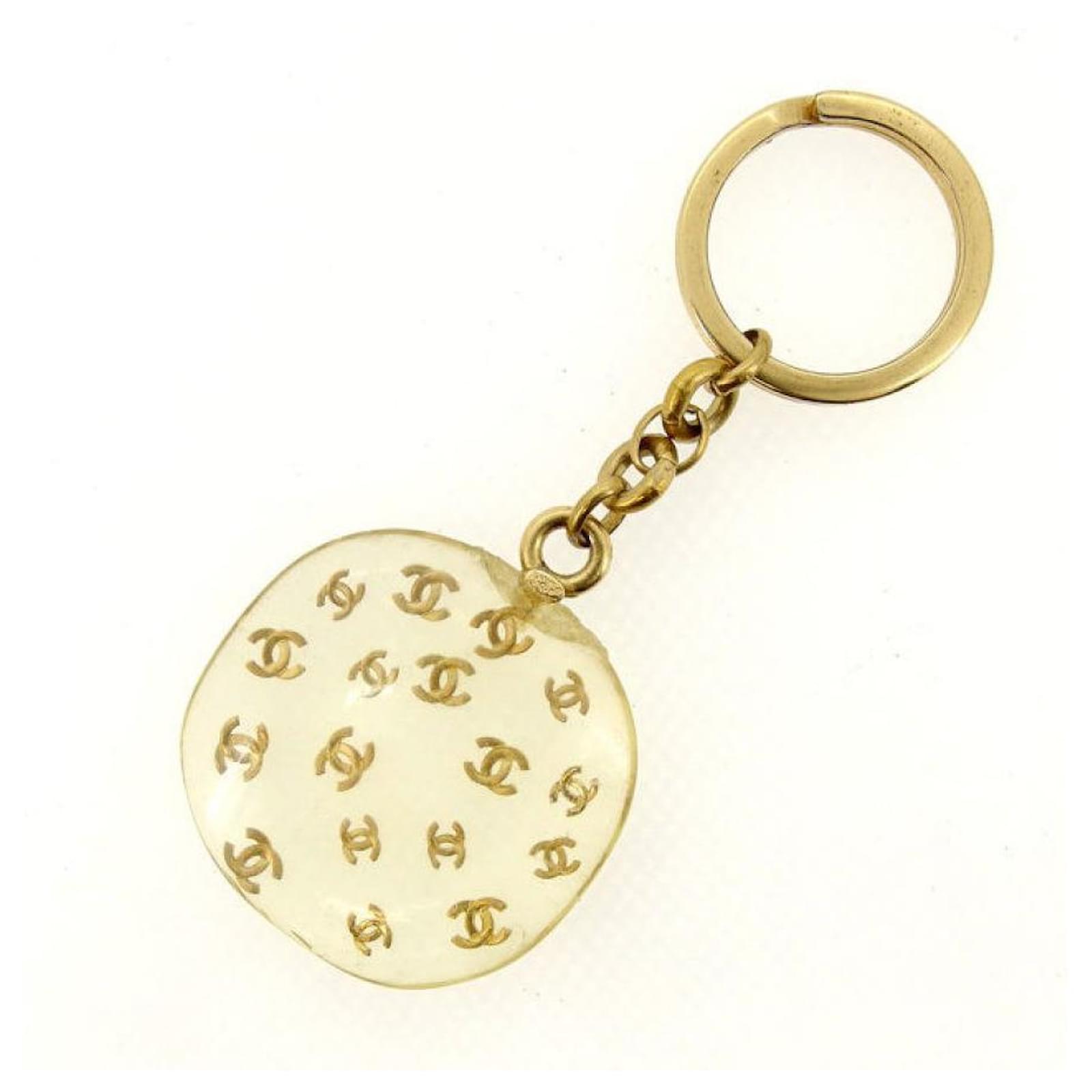 *Chanel Key Holder Vintage Coco Mark Gold Golden ref.869533 Joli Closet