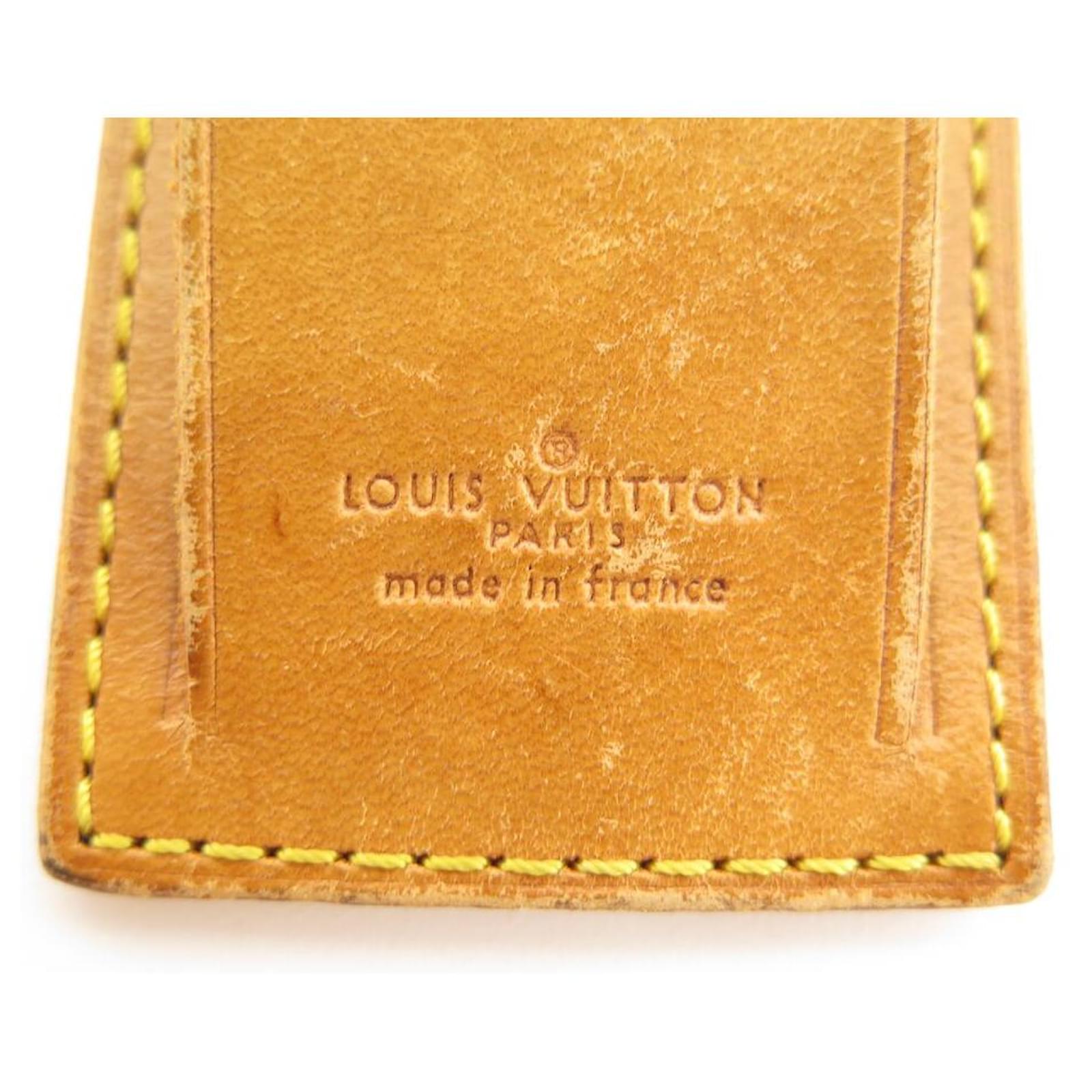 LOUIS VUITTON DOOR ADDRESS CLEAN LINK PADLOCK BAG KEEPALL ADRESS