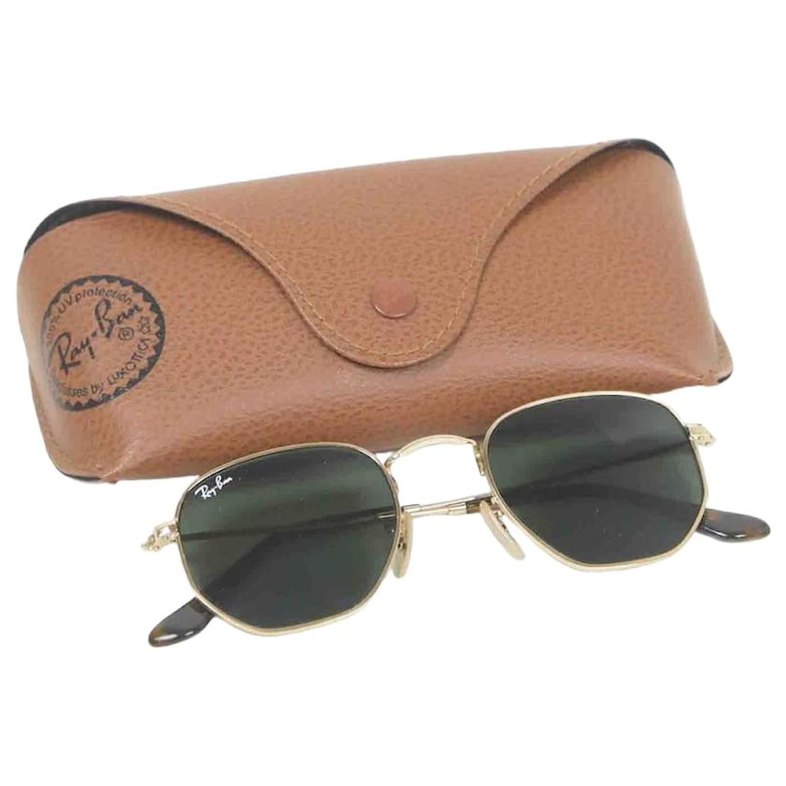 Ray-Ban Aviator Glasses Brown Plastic ref.871322 - Joli Closet