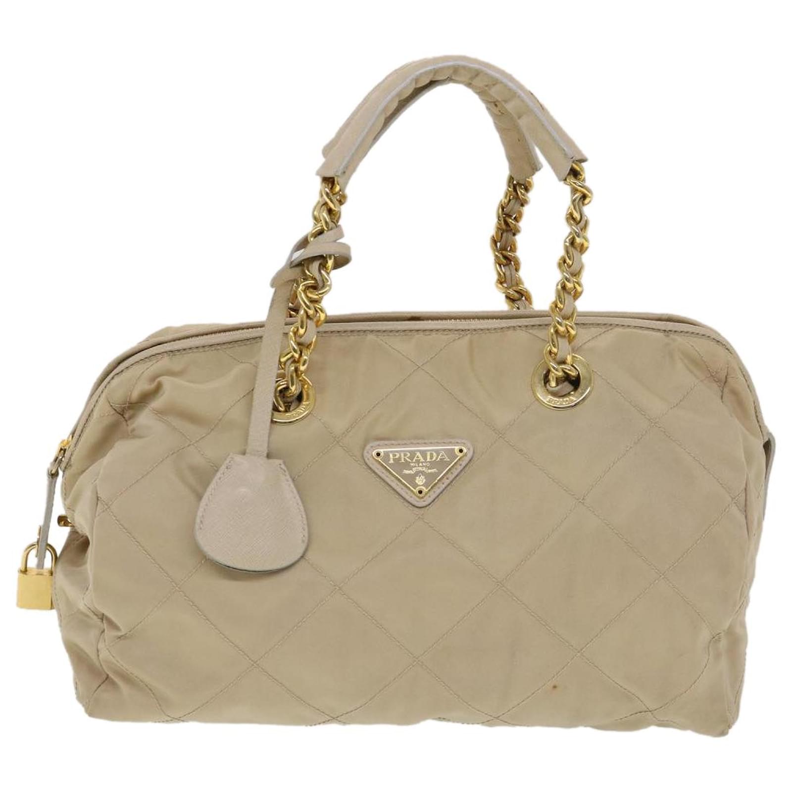 Prada Tasche Beige Schwarz – Luxus Store