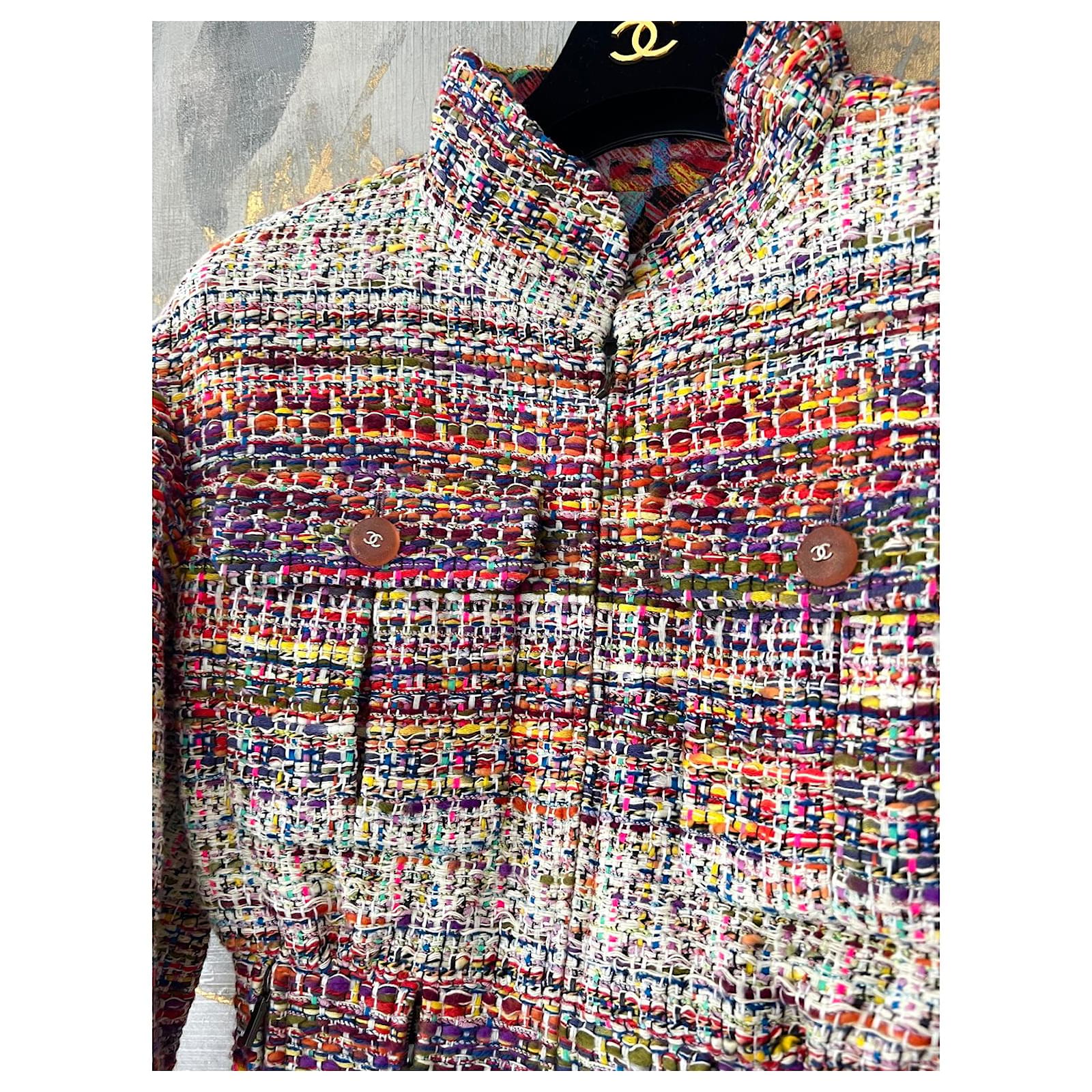 Veste en tweed à nœuds – ANI ARPÉ