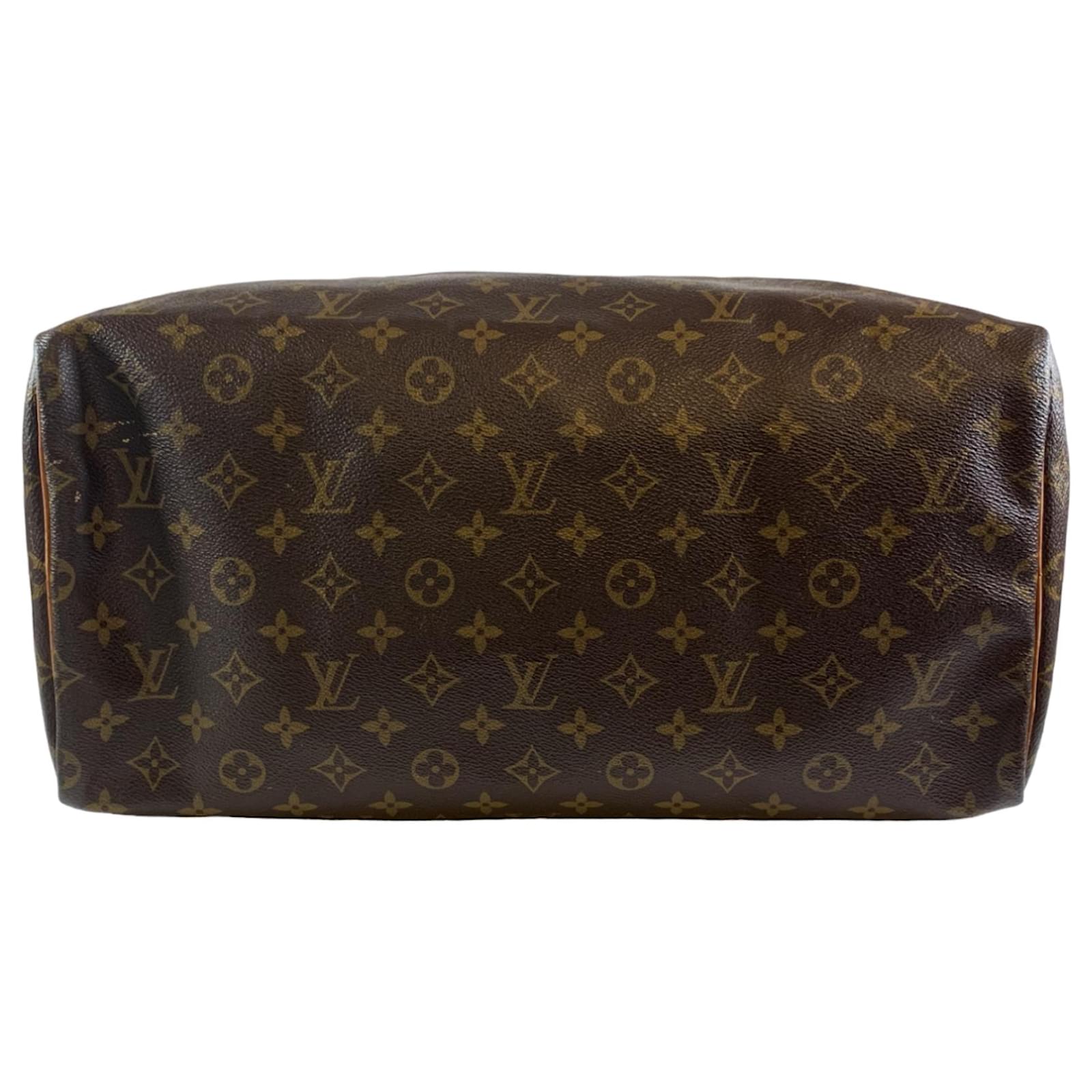 Louis Vuitton Vintage speedy 40 brown monogram canvas Light brown Gold  hardware Leather ref.873540 - Joli Closet