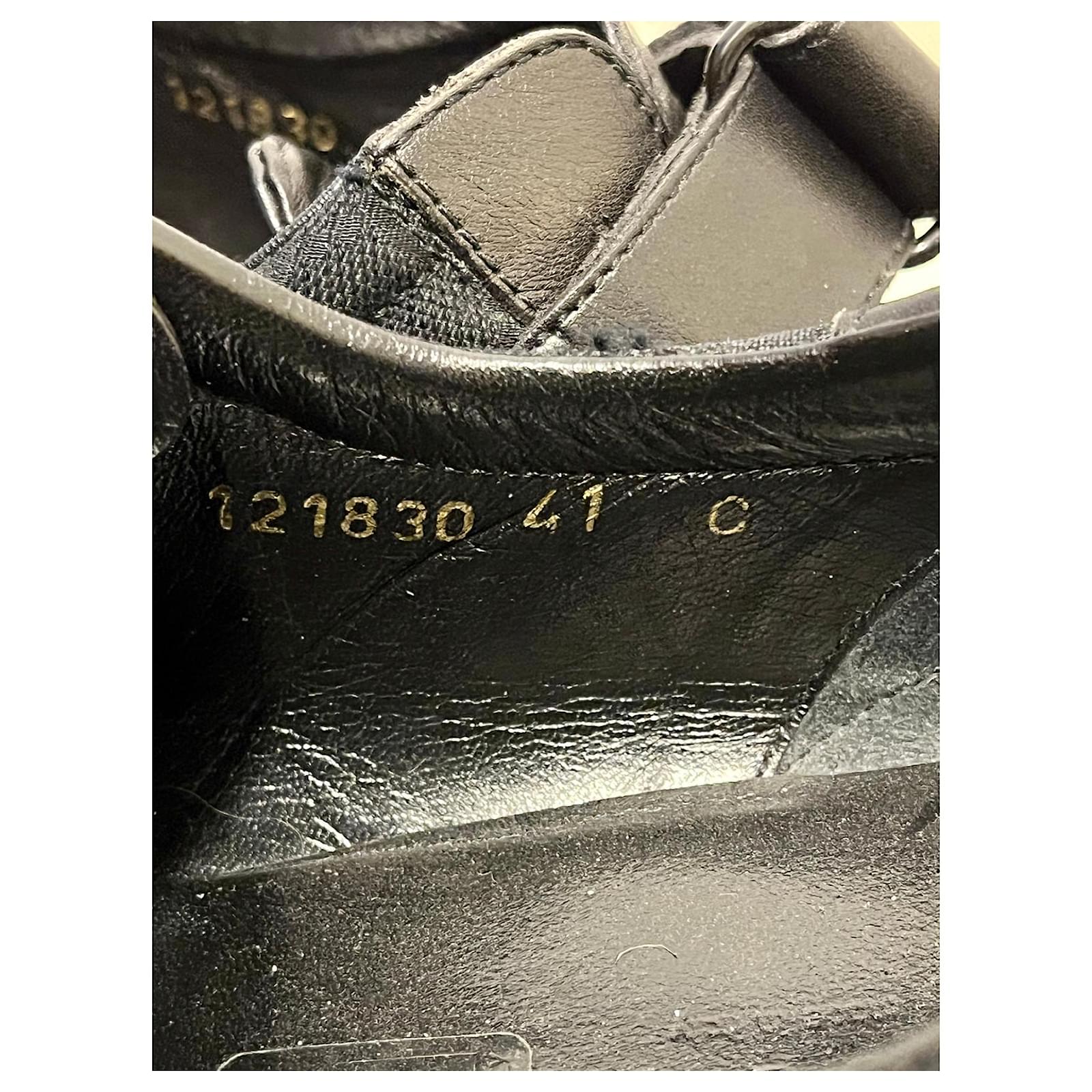 Gucci Portofino sneakers Black Leather Cloth ref.873668 - Joli Closet