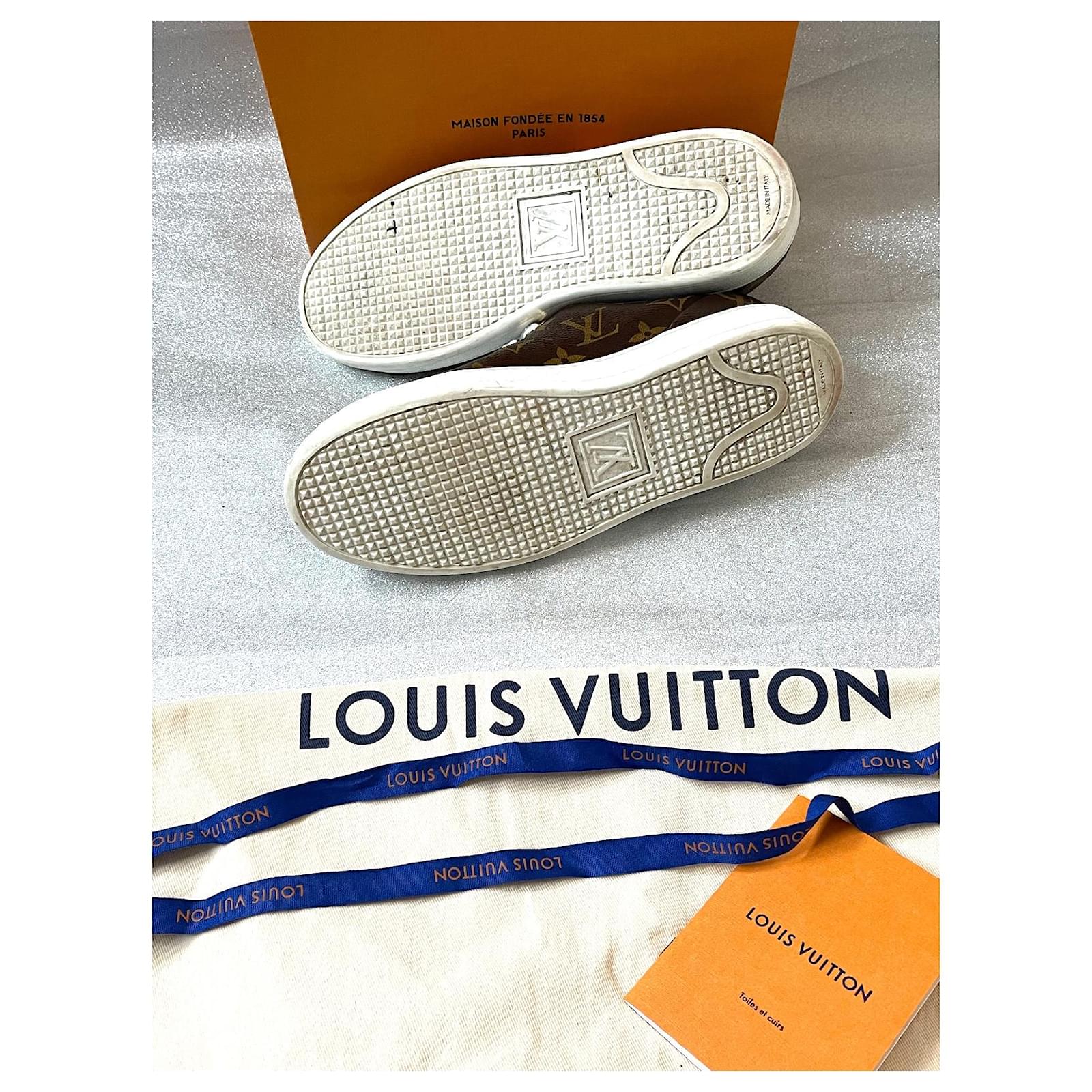 Louis Vuitton LV Monogram Canvas Sneakers - Brown Sneakers, Shoes -  LOU813438