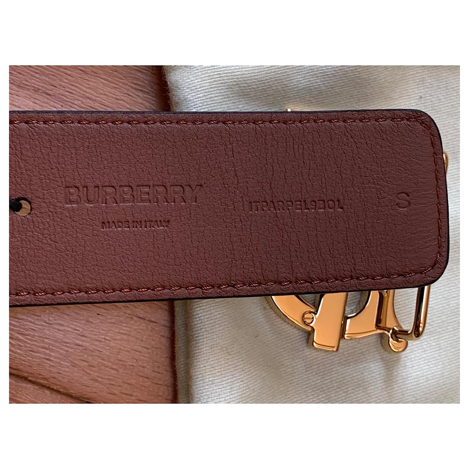 Burberry Belts Light brown Leather ref.873856 - Joli Closet